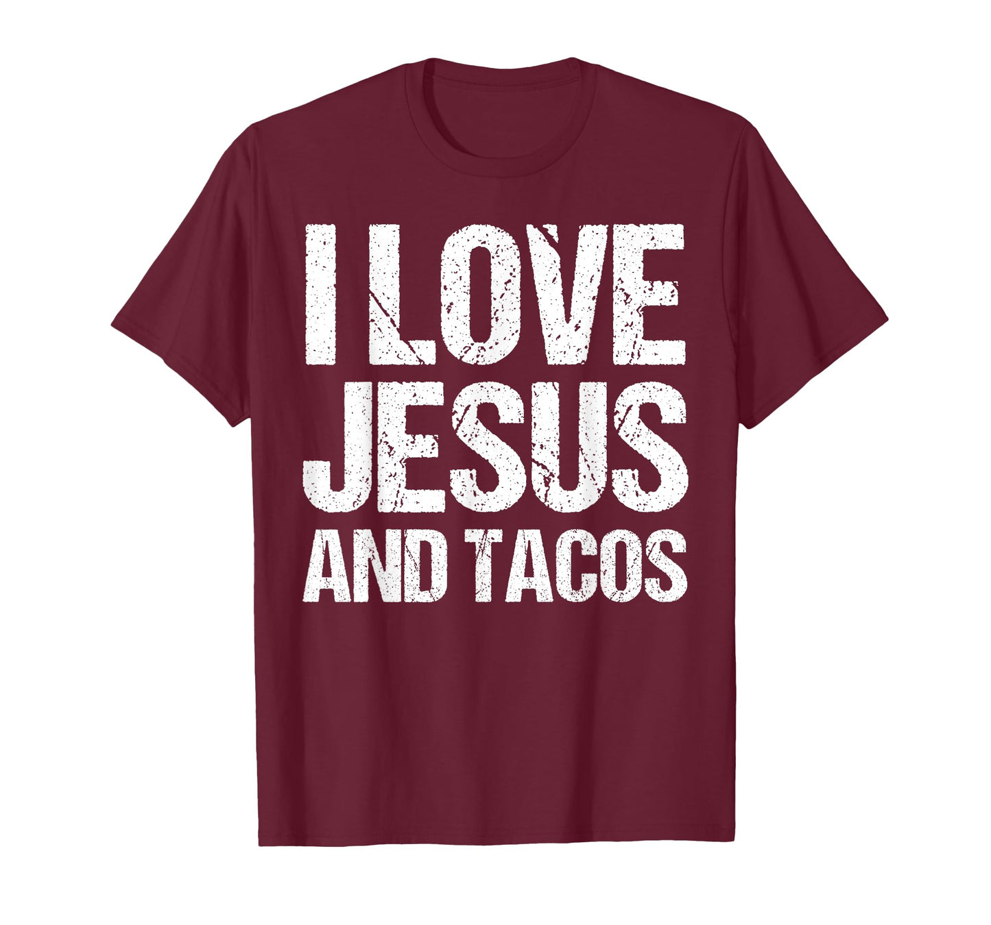 I Love Jesus And Tacos Shirt Funny Mexican Christian T-Shirt