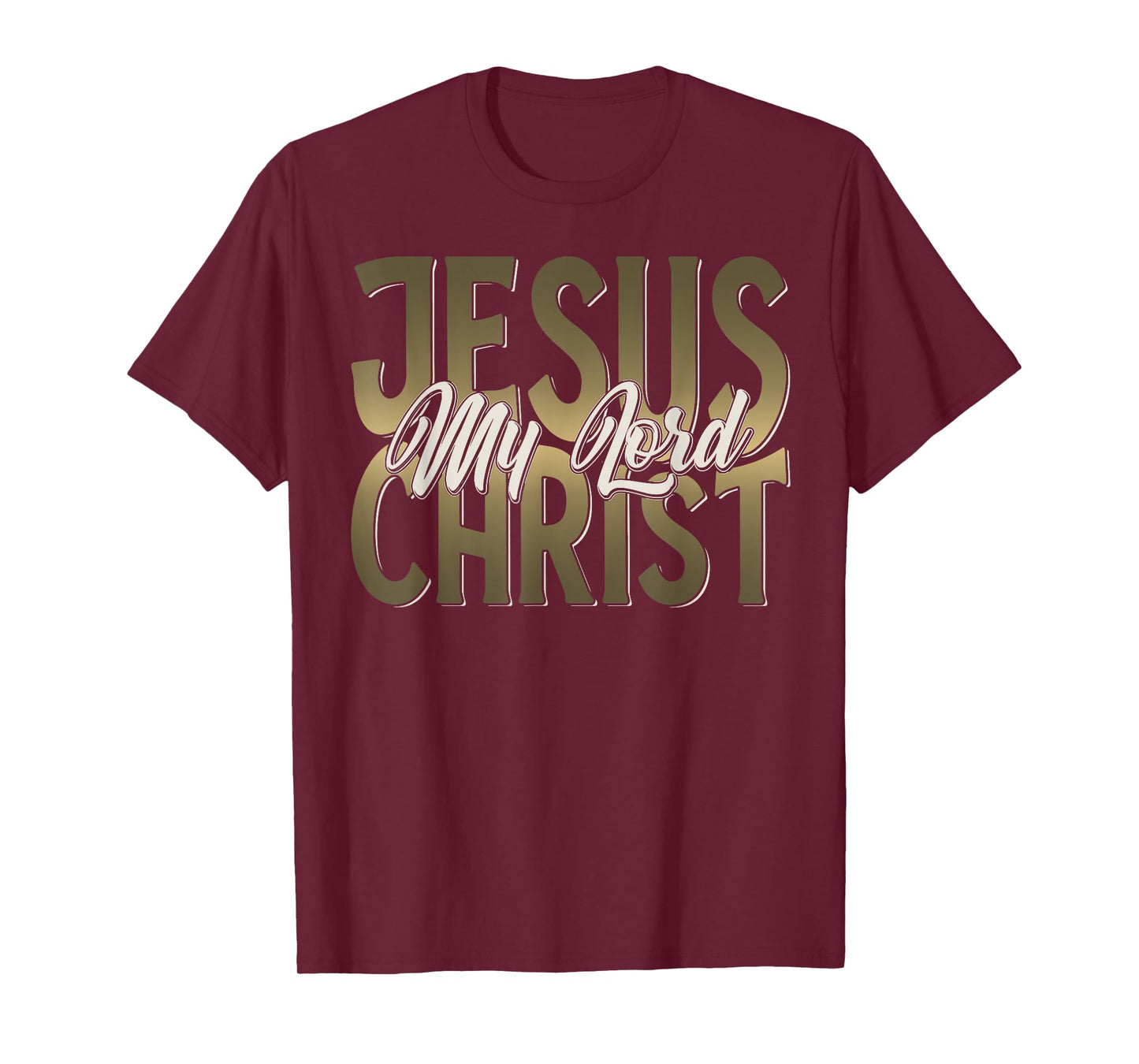 Christian Shirts for Women Men Christian Gifts Jesus My Lord T-Shirt