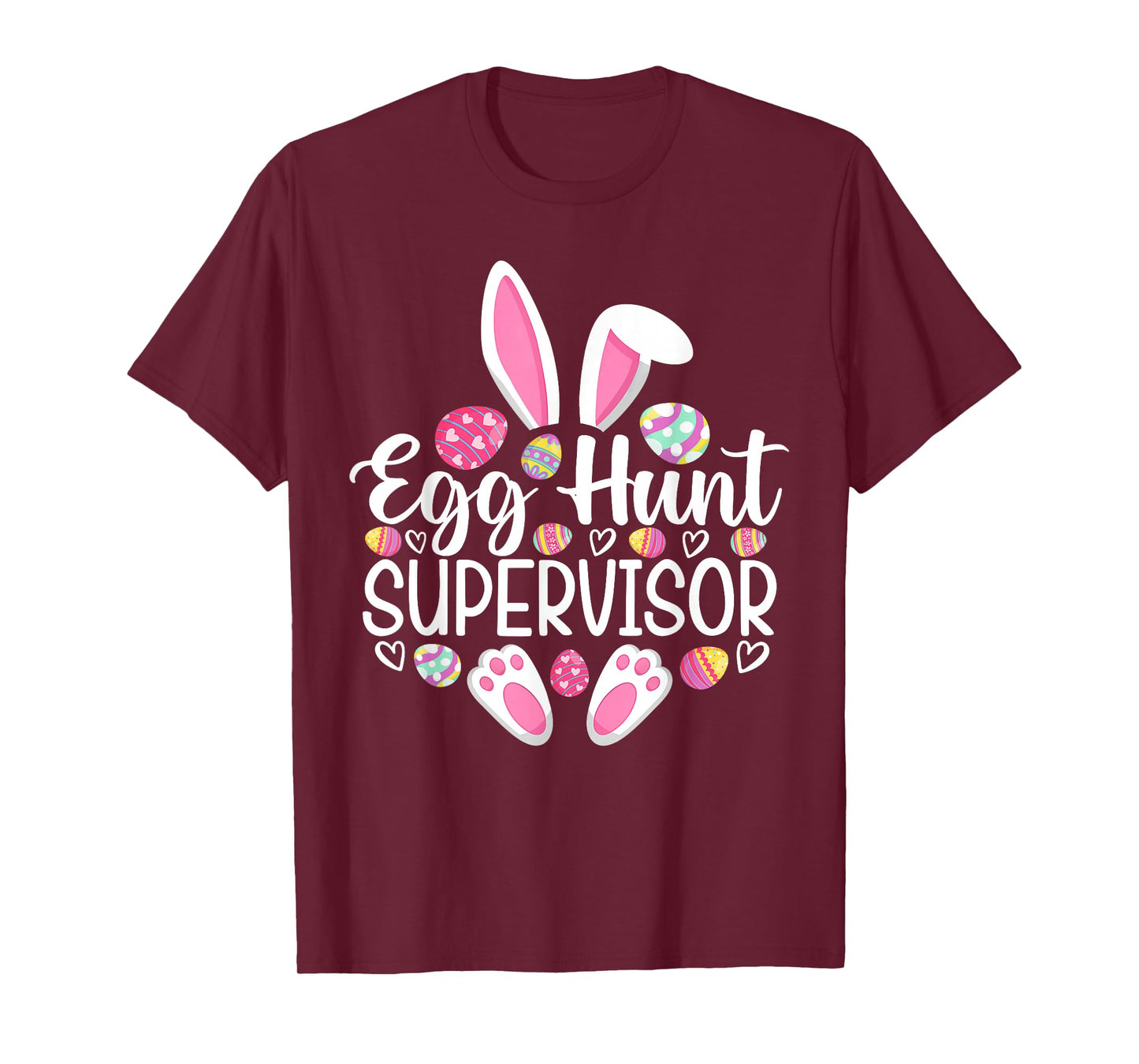 Egg Hunt Supervisor Funny Easter Day Egg Hunt Squad T-Shirt