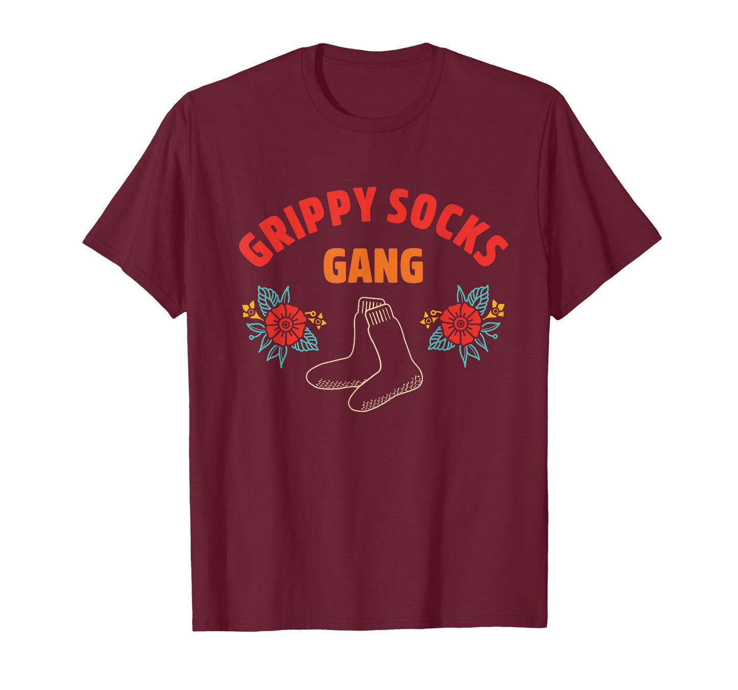 Grippy Socks Gang Retro Vintage T-Shirt