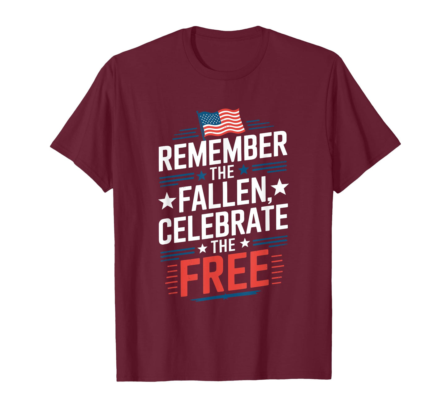 4th of July Veterans Memorial Day Quote Patriotic US Flag T-Shirt