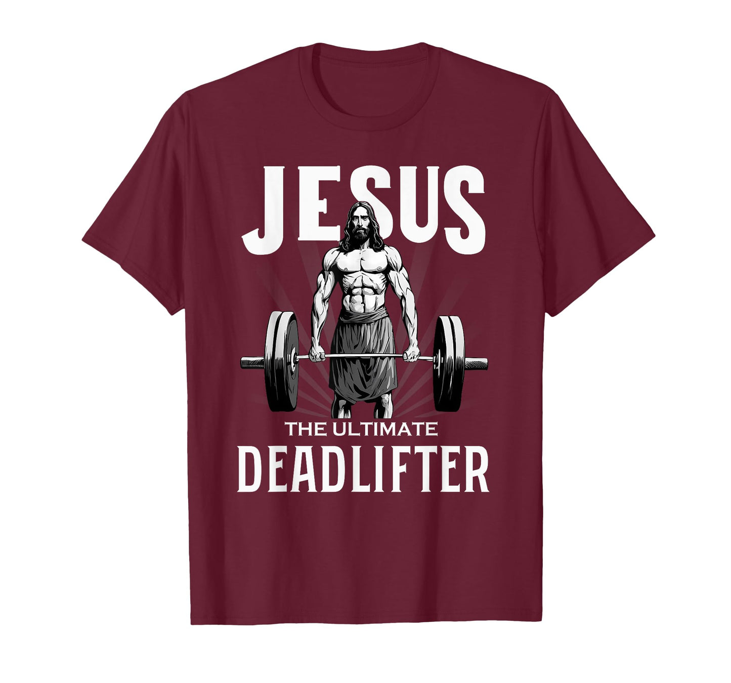 Fitness Funny Vintage Jesus The Ultimate Deadlifter T-Shirt