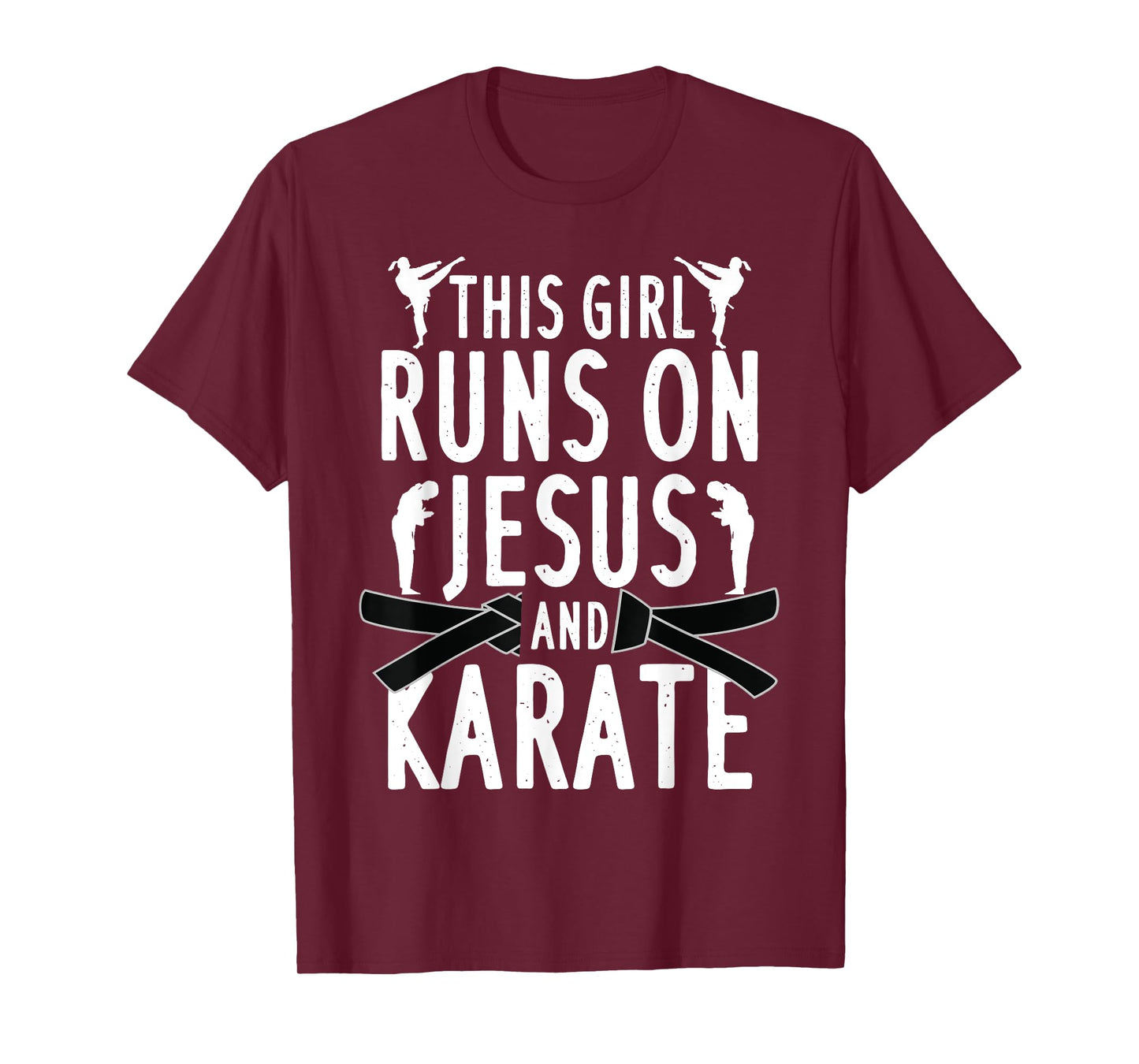 Funny Karate Design For Women Girls Karate Martial Art Lover T-Shirt