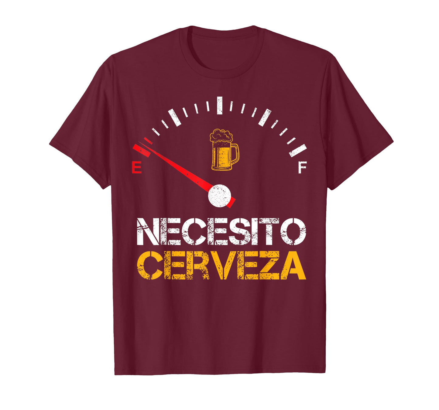 Necesito Cerveza Funny Quote Saying Spanish Beer Lover T-Shirt