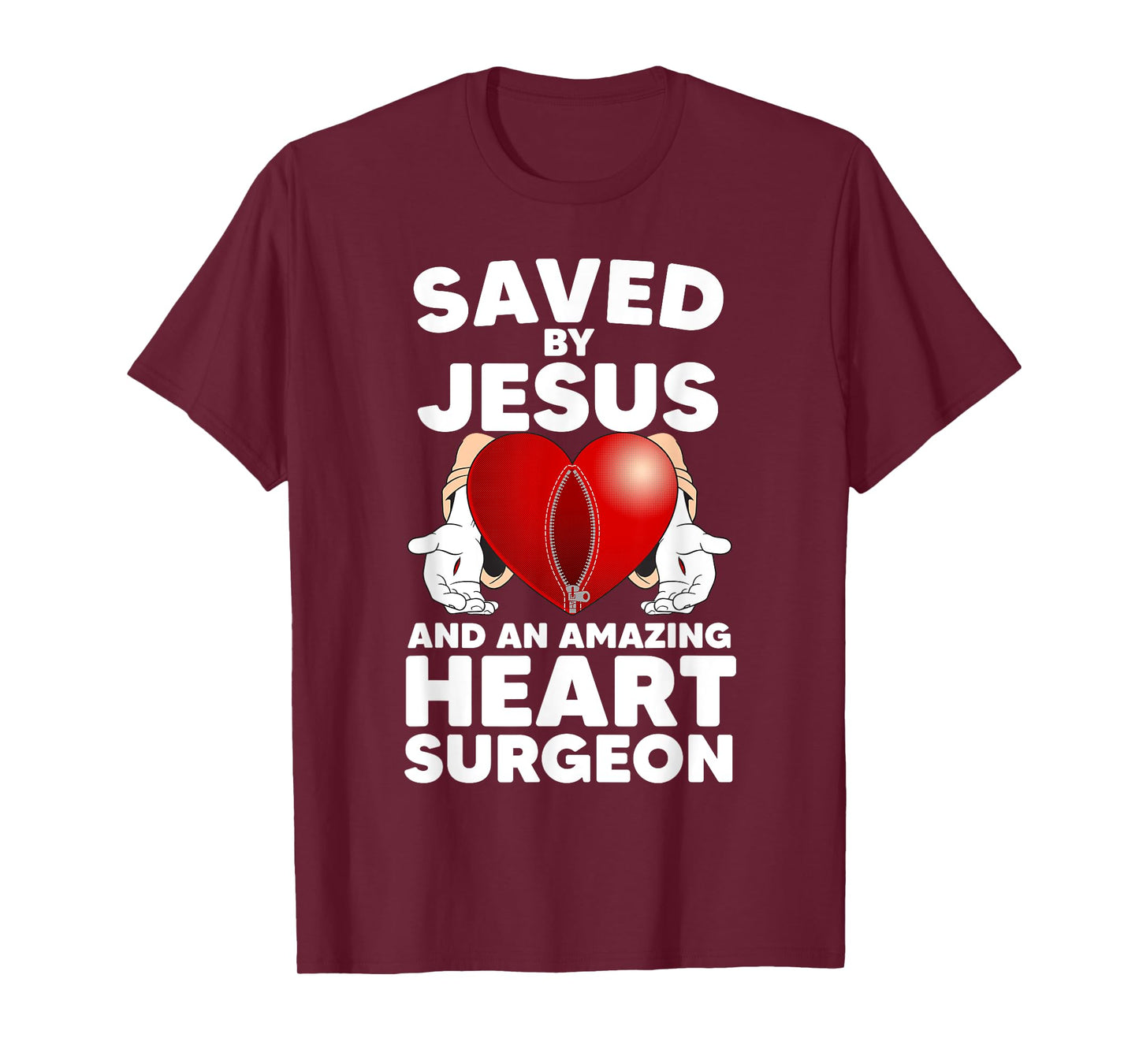 Funny Open Heart Surgery Design For Men Women Heart Patients T-Shirt