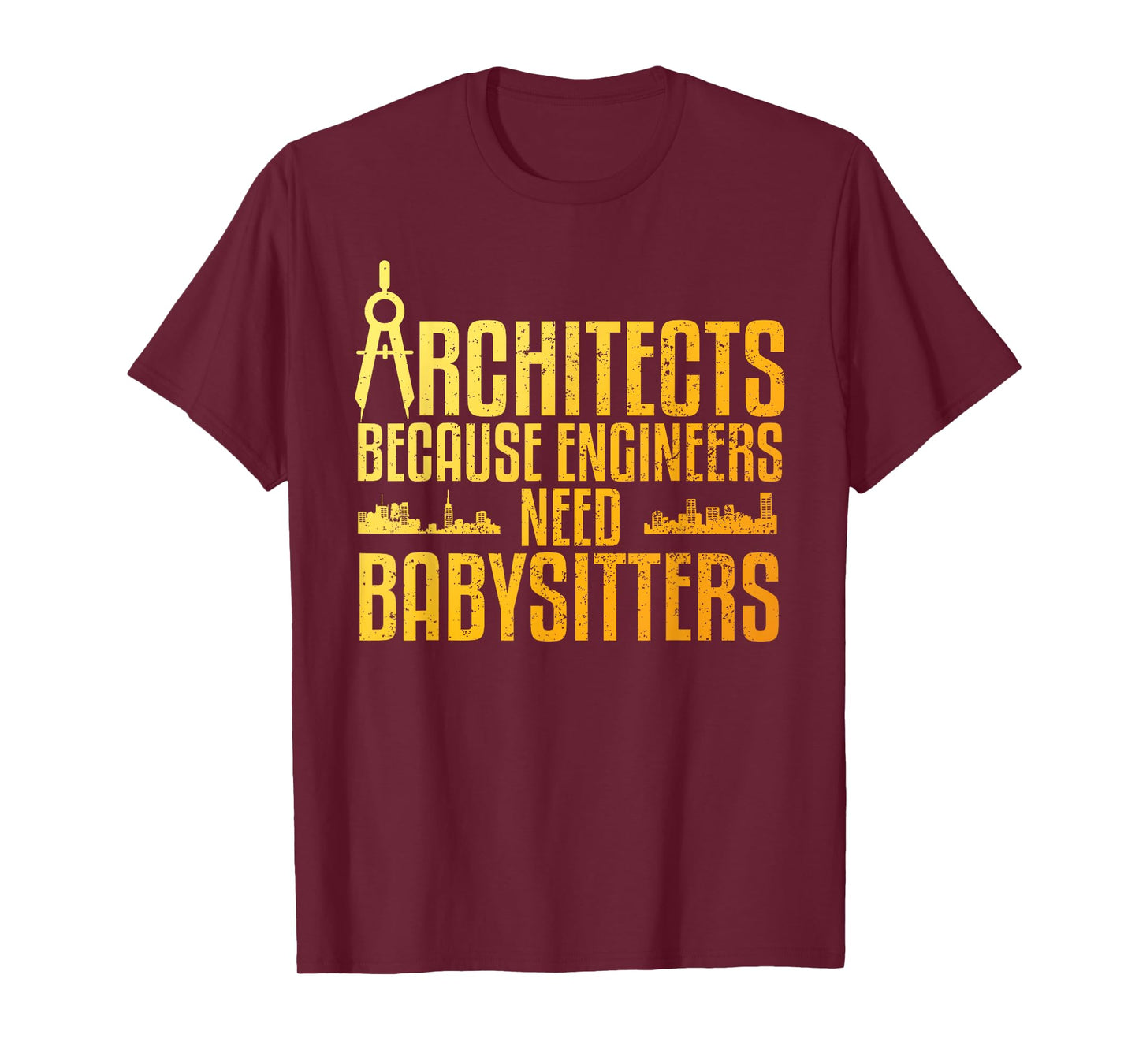 Funny Architect Art For Men Women Architecture Gag Architect T-Shirt