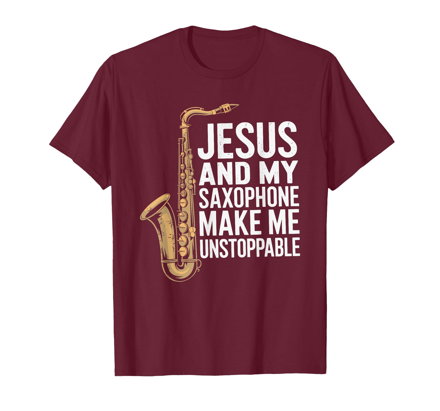 Christian Sax Saxophone Player Design for Jazz Saxophonist T-Shirt