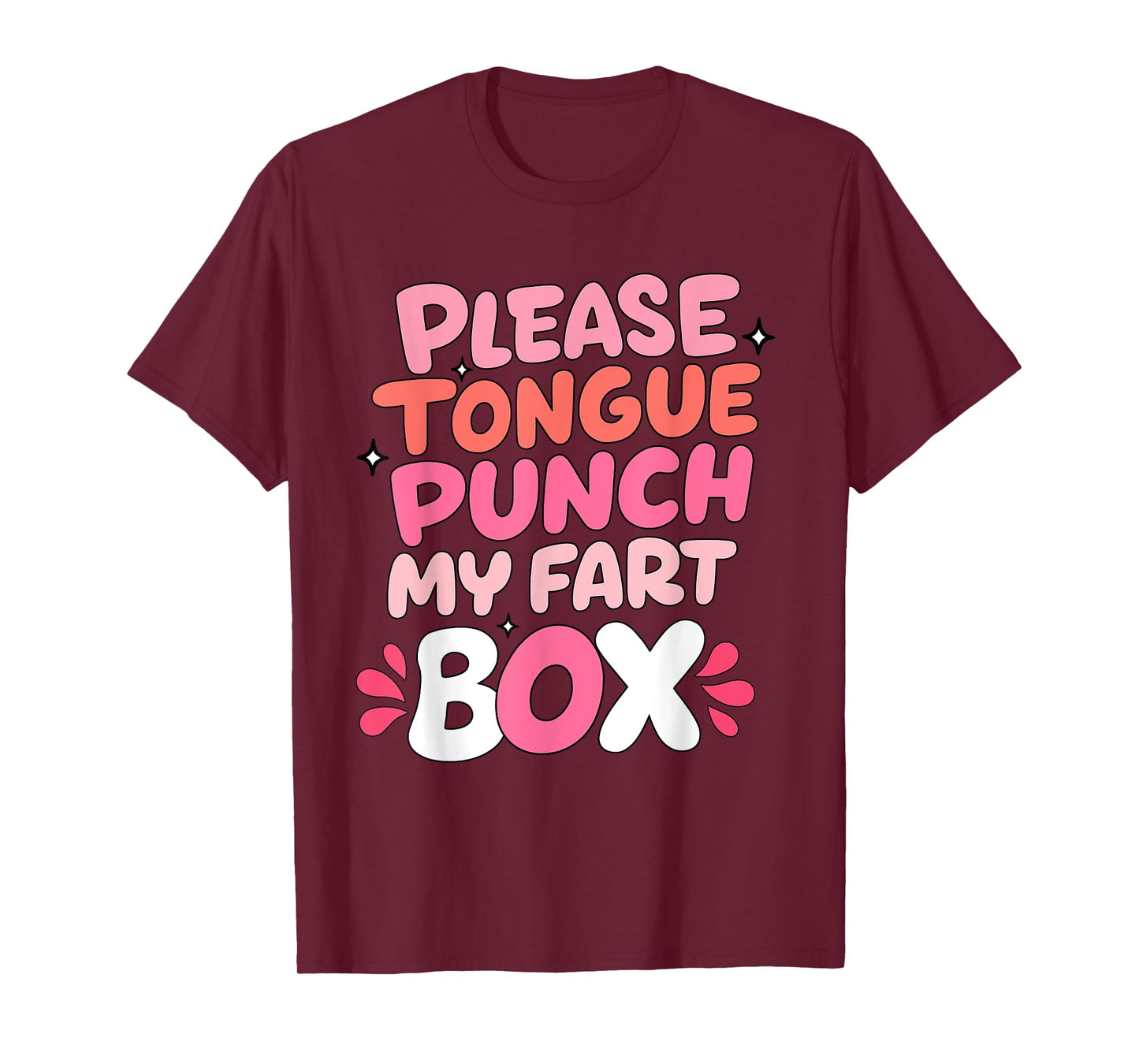 Inappropriate Please Tongue Punch Funny Cringe Men Women T-Shirt