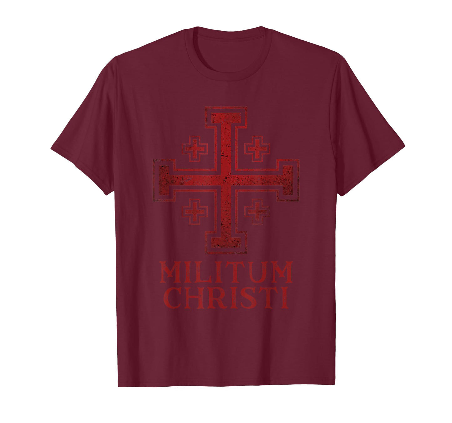 Catholic Knight Templar Crusader Cross T-Shirt