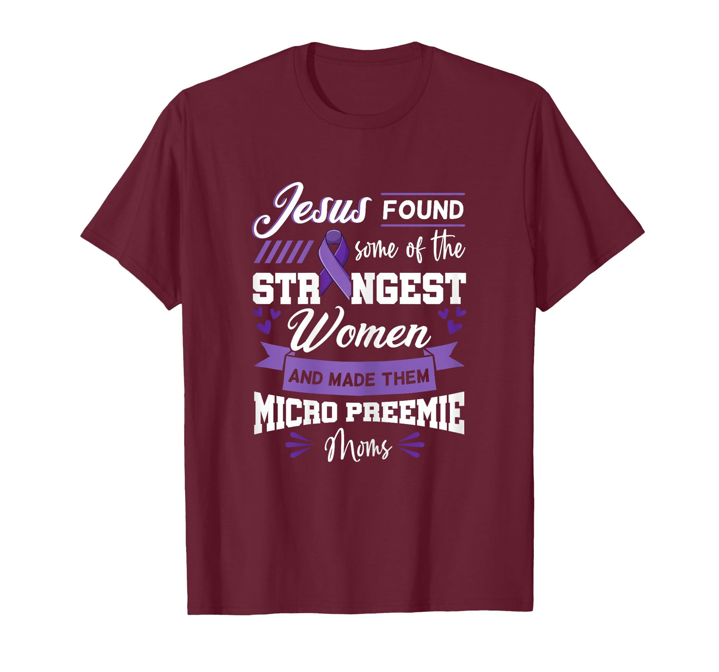 Micro Preemie NICU Preterm Birth Nurse Awareness Quotes T-Shirt
