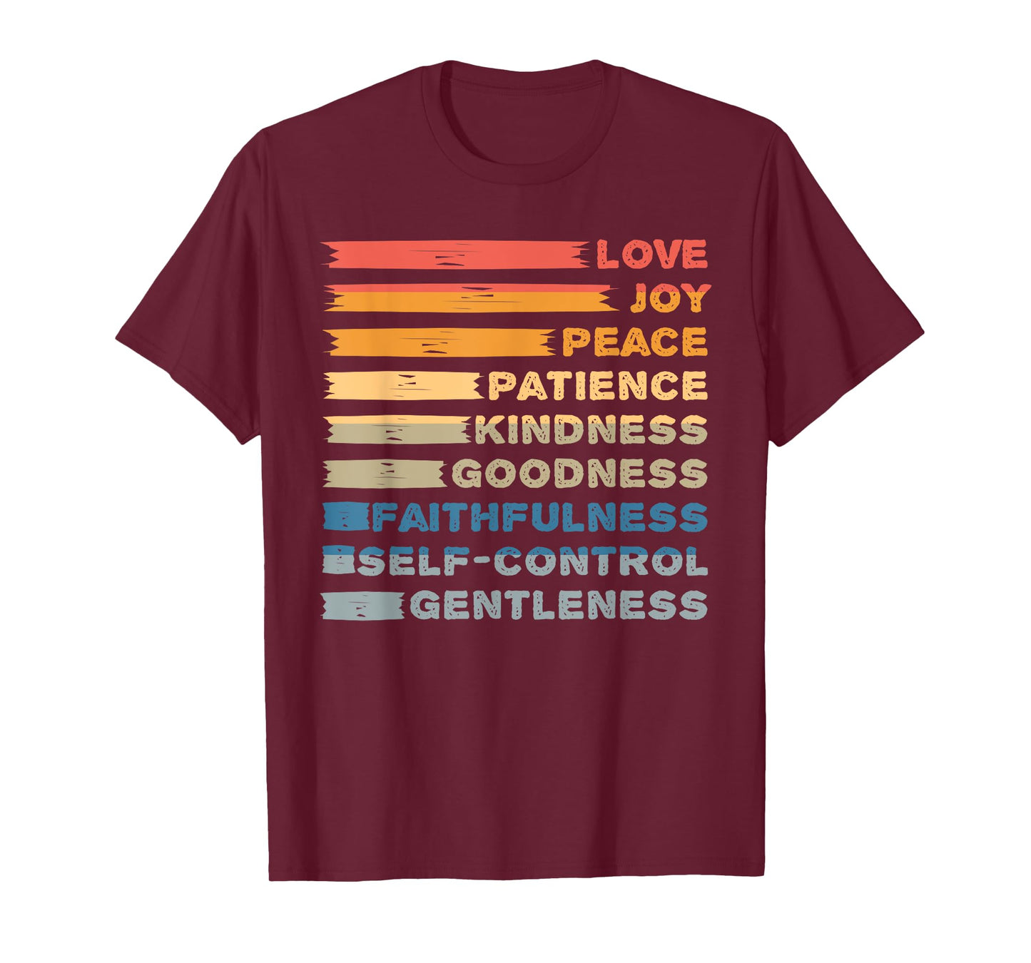 Fruit of The Spirit - Christian Bible Verse - Love Joy Peace T-Shirt