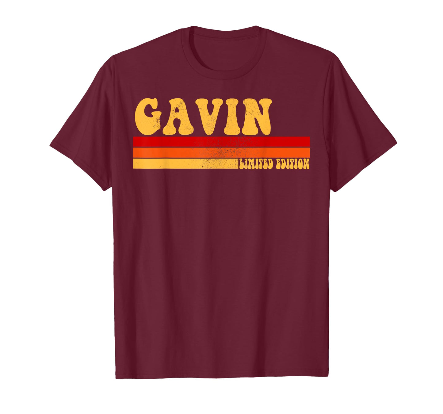 GAVIN Name Personalized Idea Men Retro Vintage GAVIN T-Shirt
