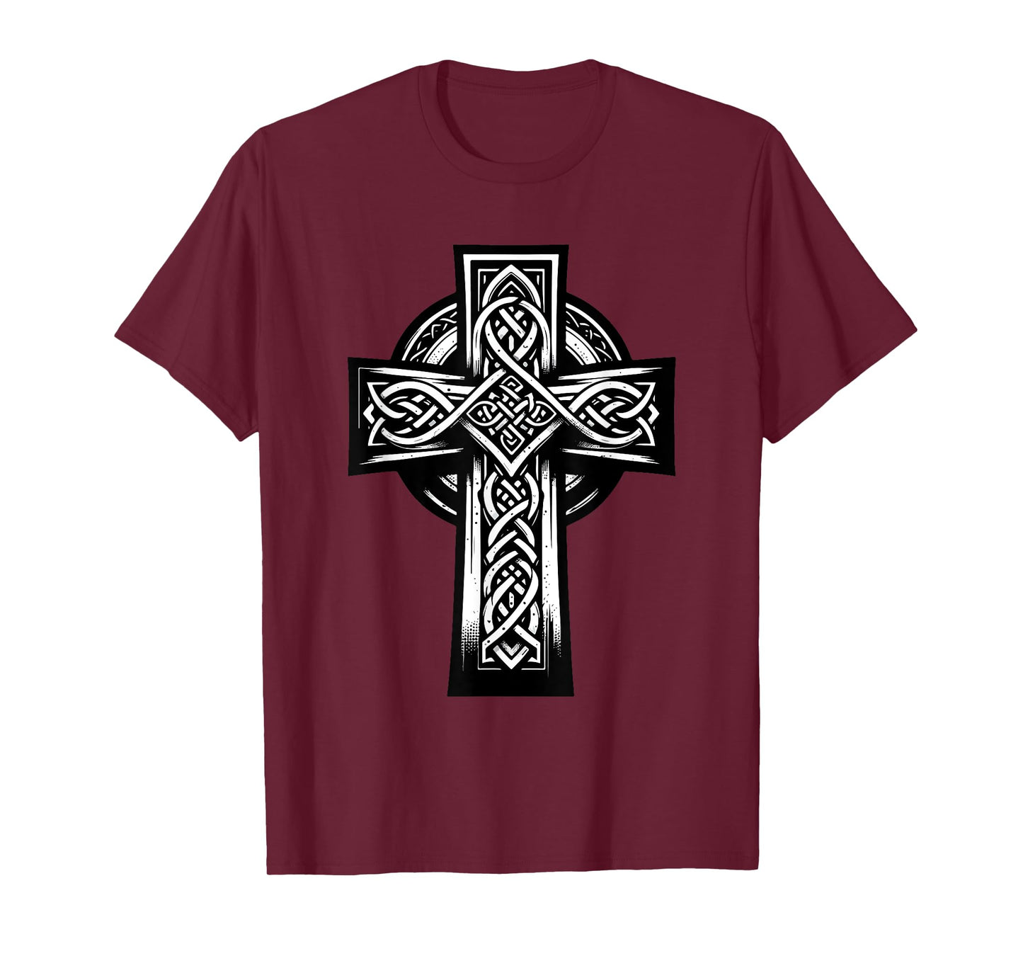 Irish Cross St Patrick's Day Celtic Knots Christian T-Shirt