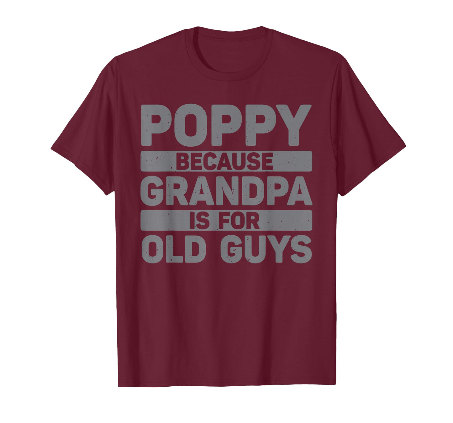 Poppy Design For Grandpa From Grandkids Father's Day Poppy T-Shirt
