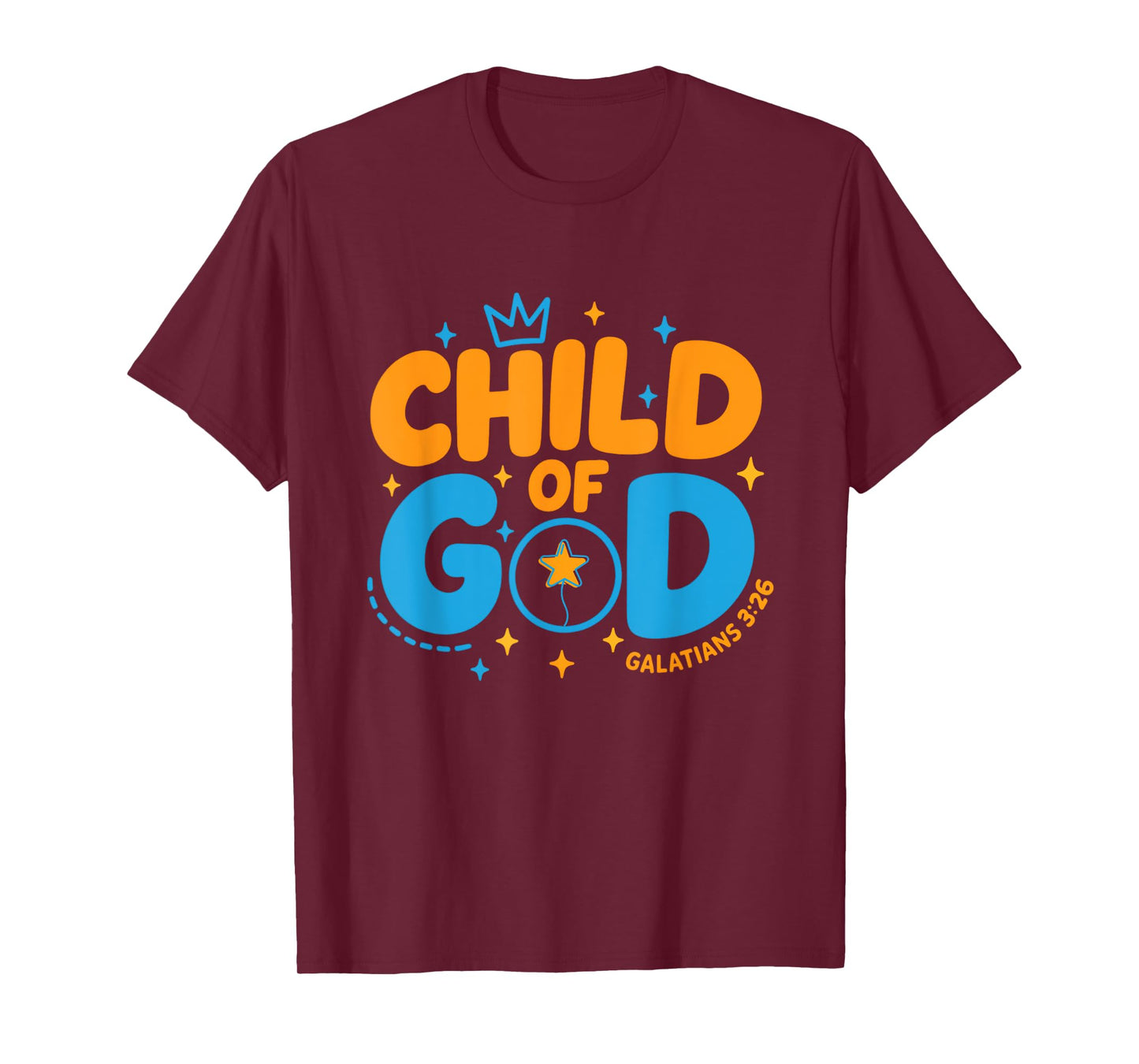 God's Child Inspirational Faith Verse Galatians 3:26 Kid Tee T-Shirt