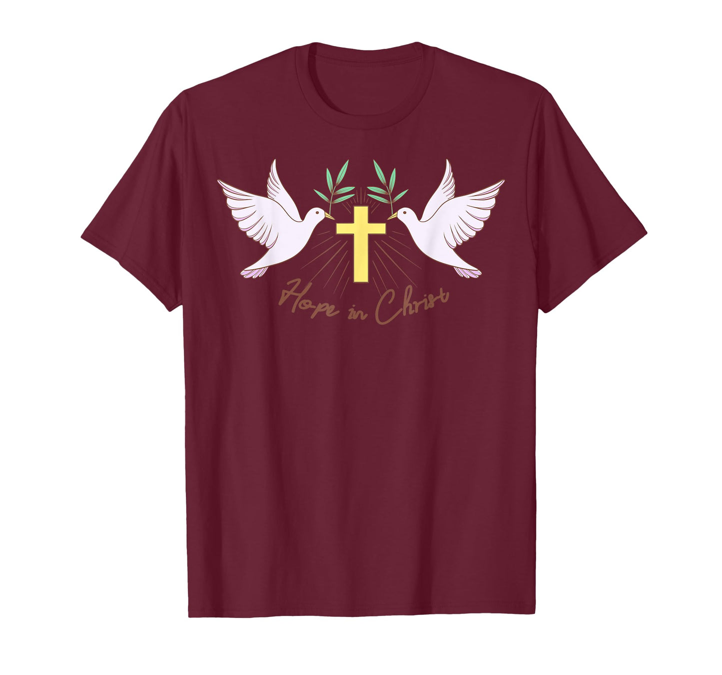 Hope in Christ - Christian Bible Verse Faith T-Shirt