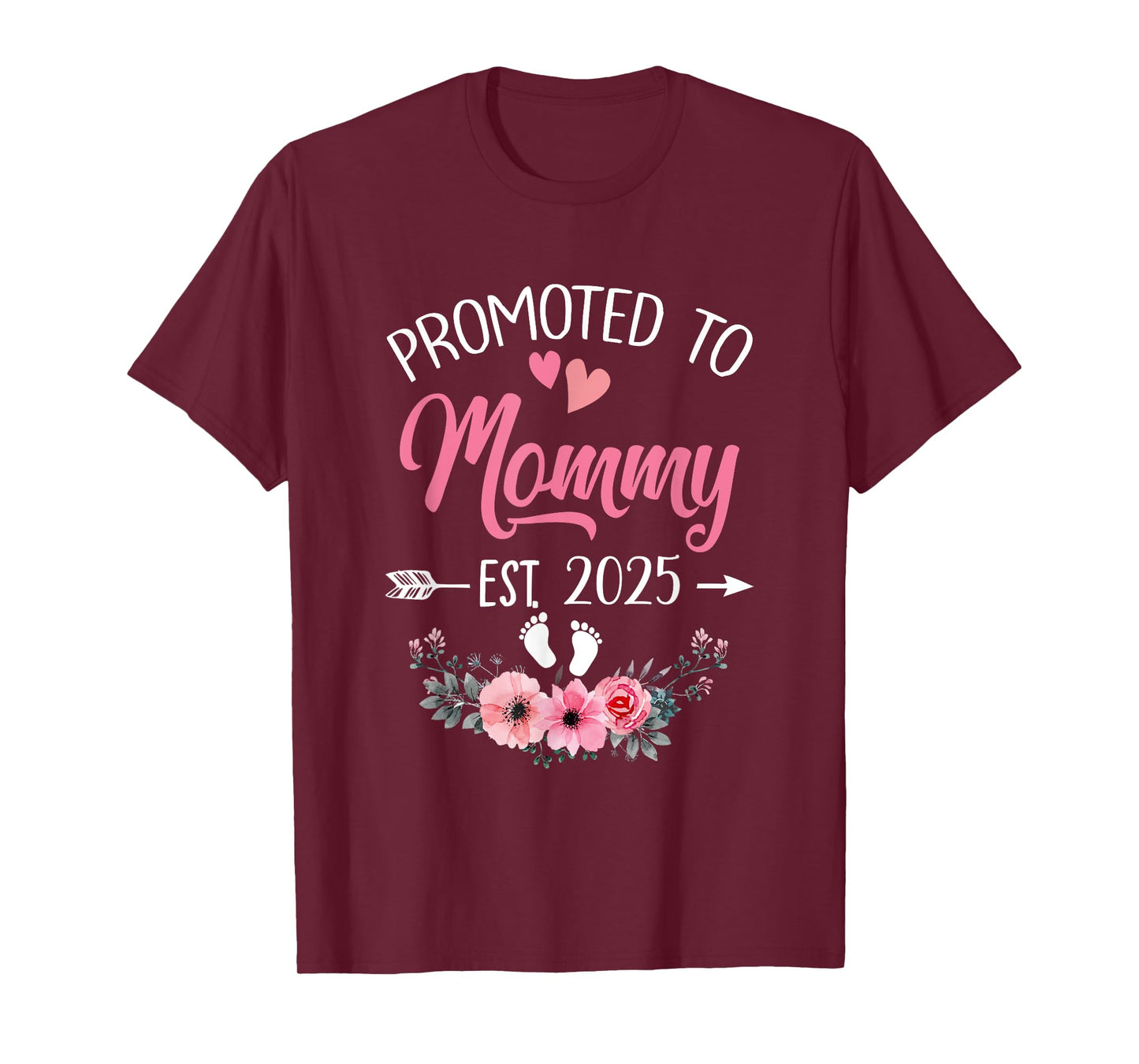 Promoted To Mommy Est 2025 Mothers Day First Time T-Shirt