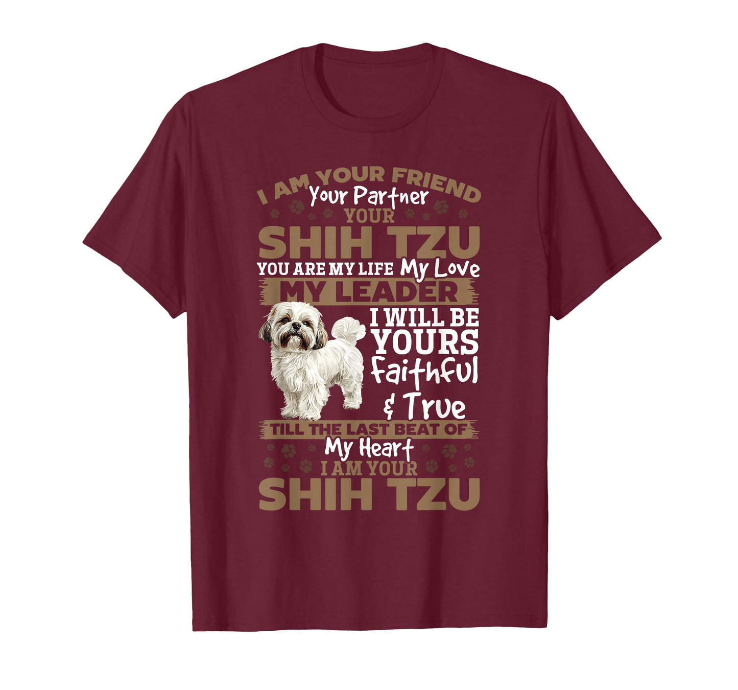 Shih Tzu Dog Owner Men Women Kids T-Shirt