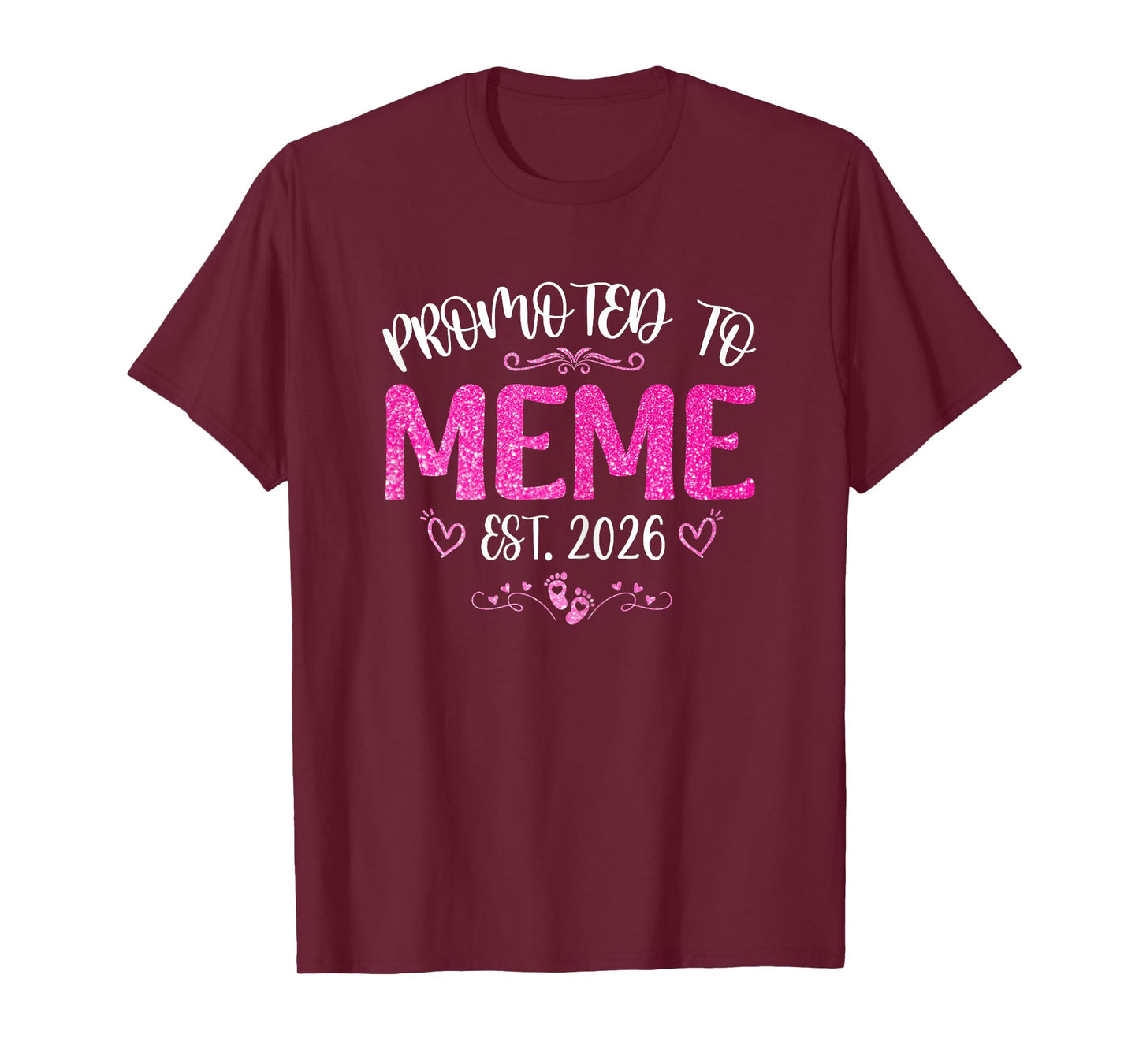 Promoted To Meme Est 2026 Soon To Be Mom Mother's day T-Shirt