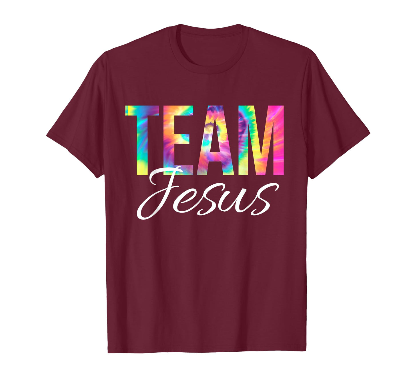 Team Jesus Bible Verse Psalm Christian Faith Jesus Tie Dye T-Shirt