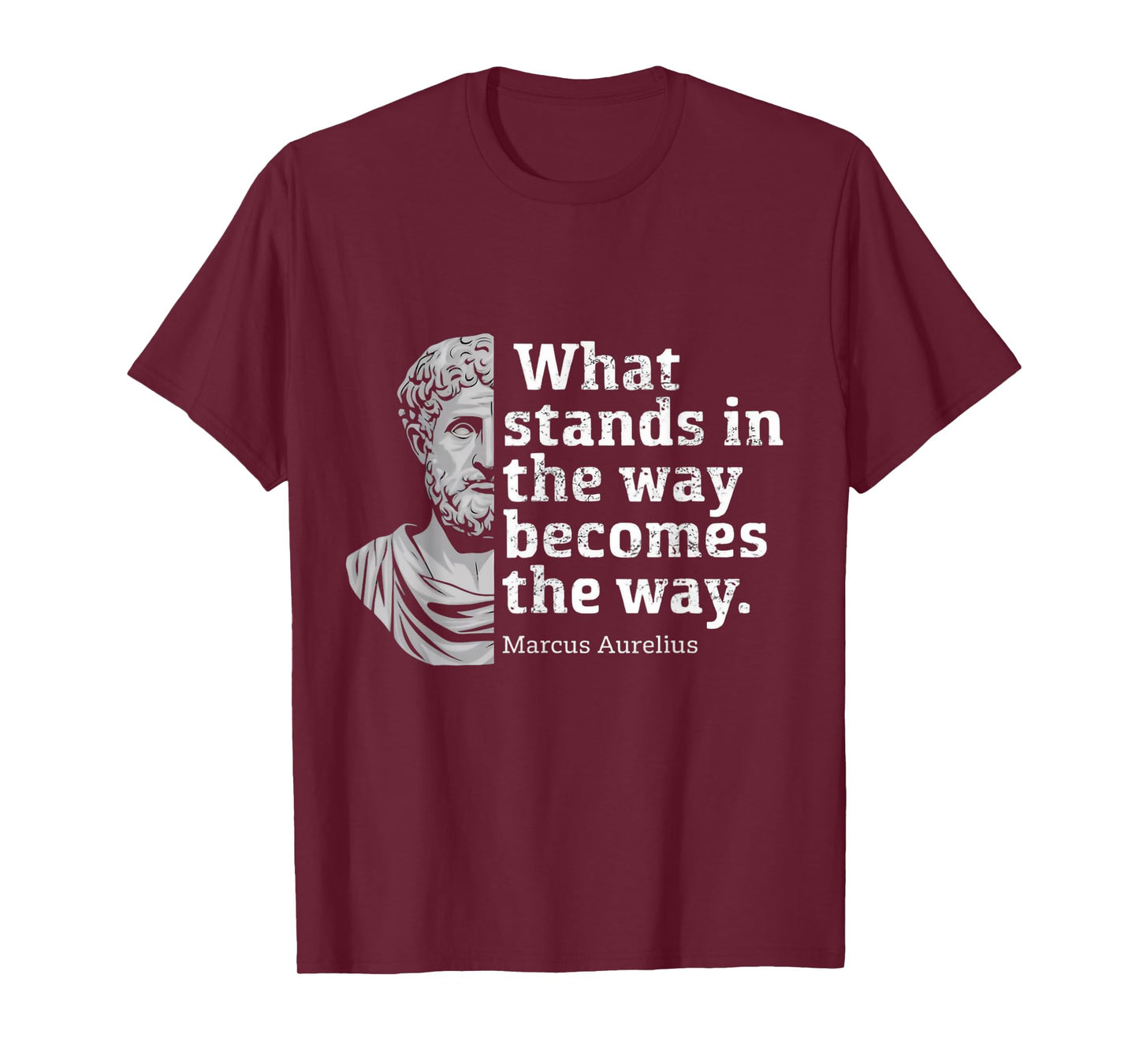 What Stands In The Way Marcus Aurelius Stoicism Stoic T-Shirt