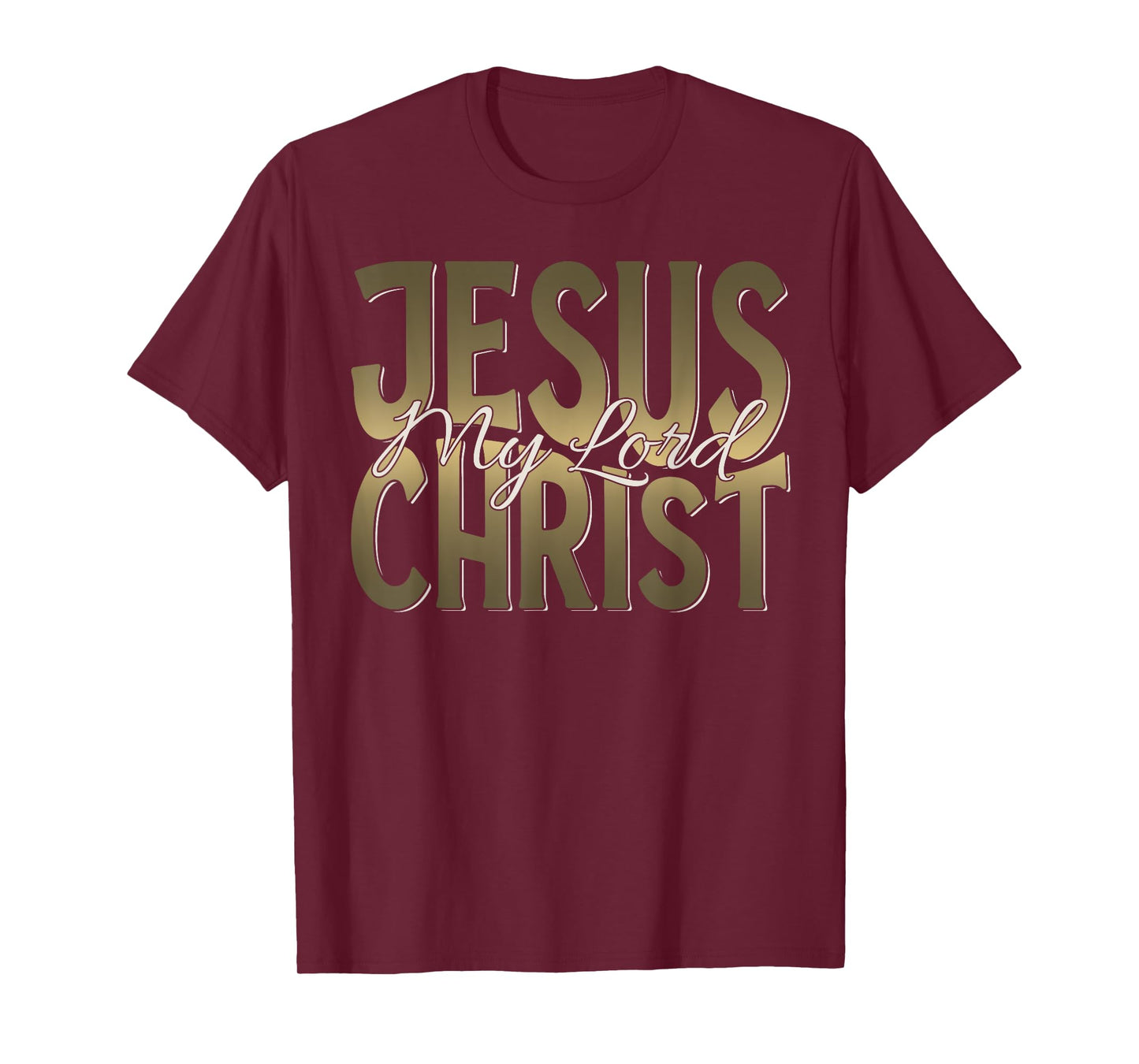 Christian Shirts for Women Men Christian Gifts Jesus My Lord T-Shirt