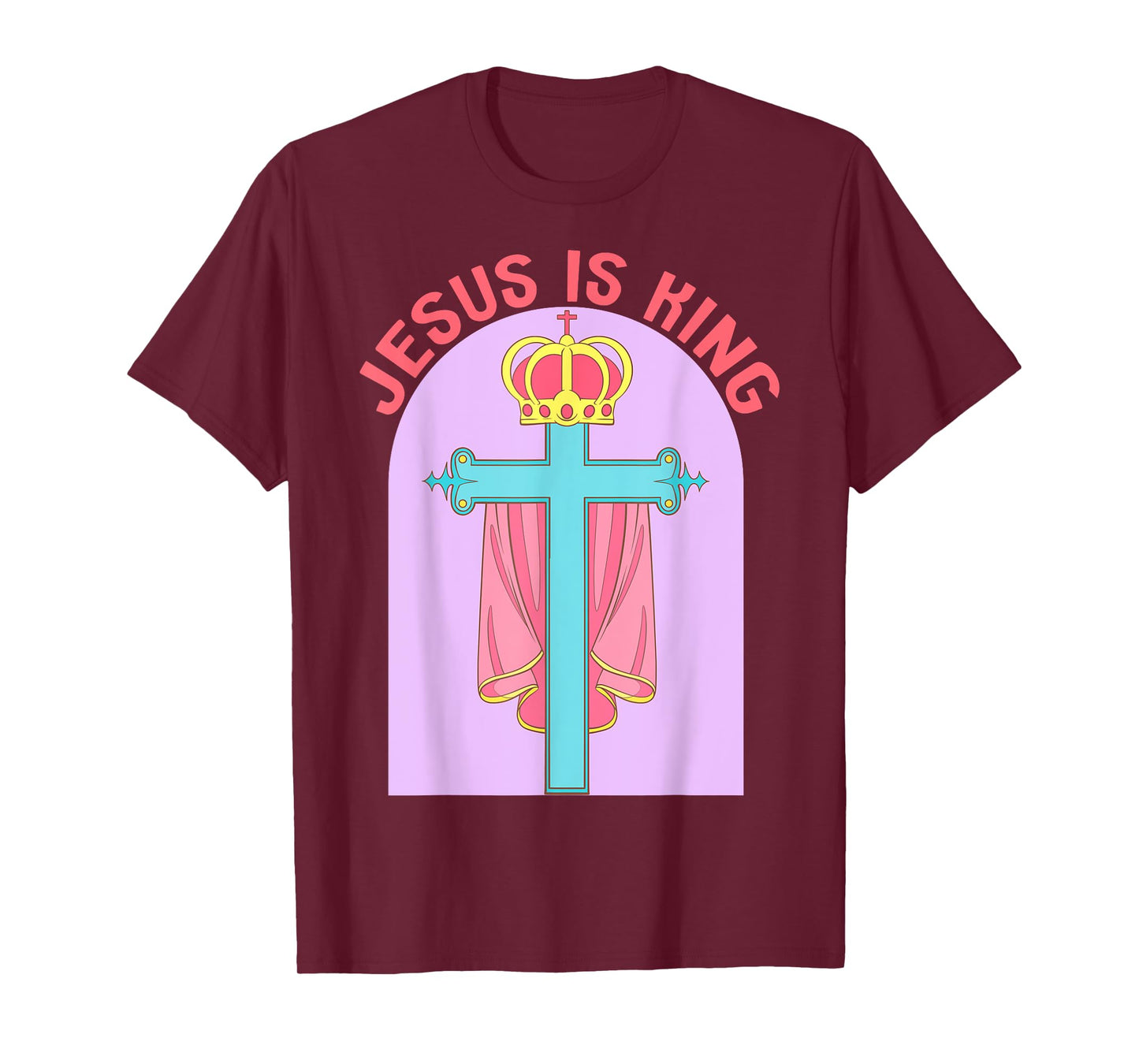 Jesus is King - Christian Bible Verse Faith T-Shirt