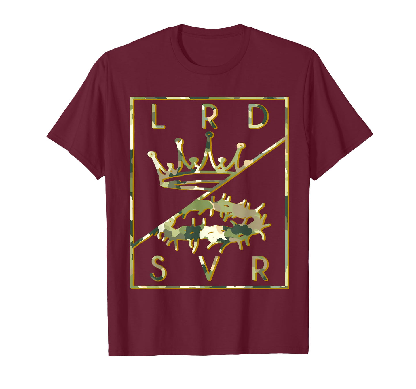 Camo Jesus Christian King Crown Lord & Savior 2 T-Shirt