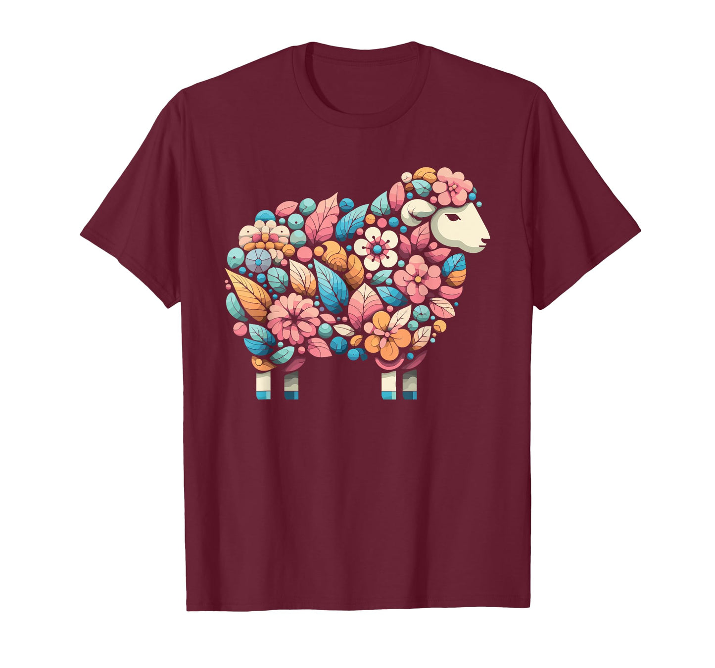 Farmer Floral Sheep T-Shirt