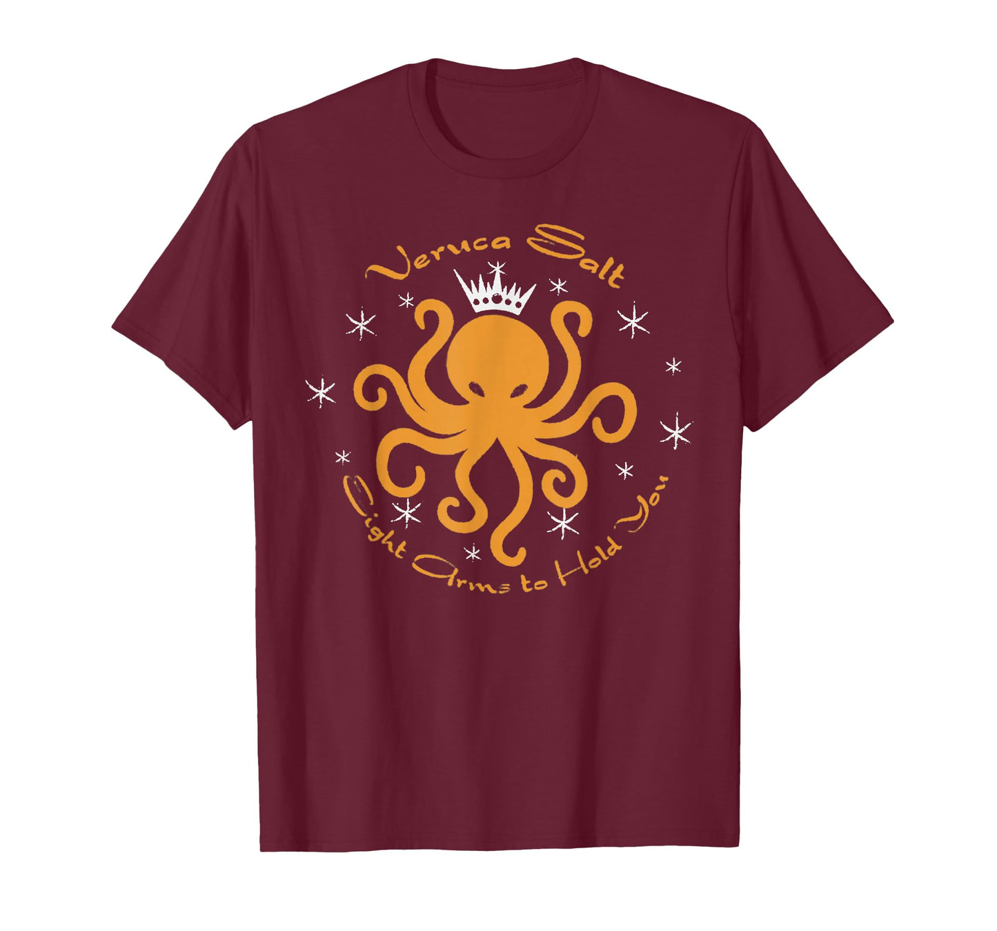 Funny Animal Meme Quote Veruca Salt Retro Octopus Cute Crown T-Shirt