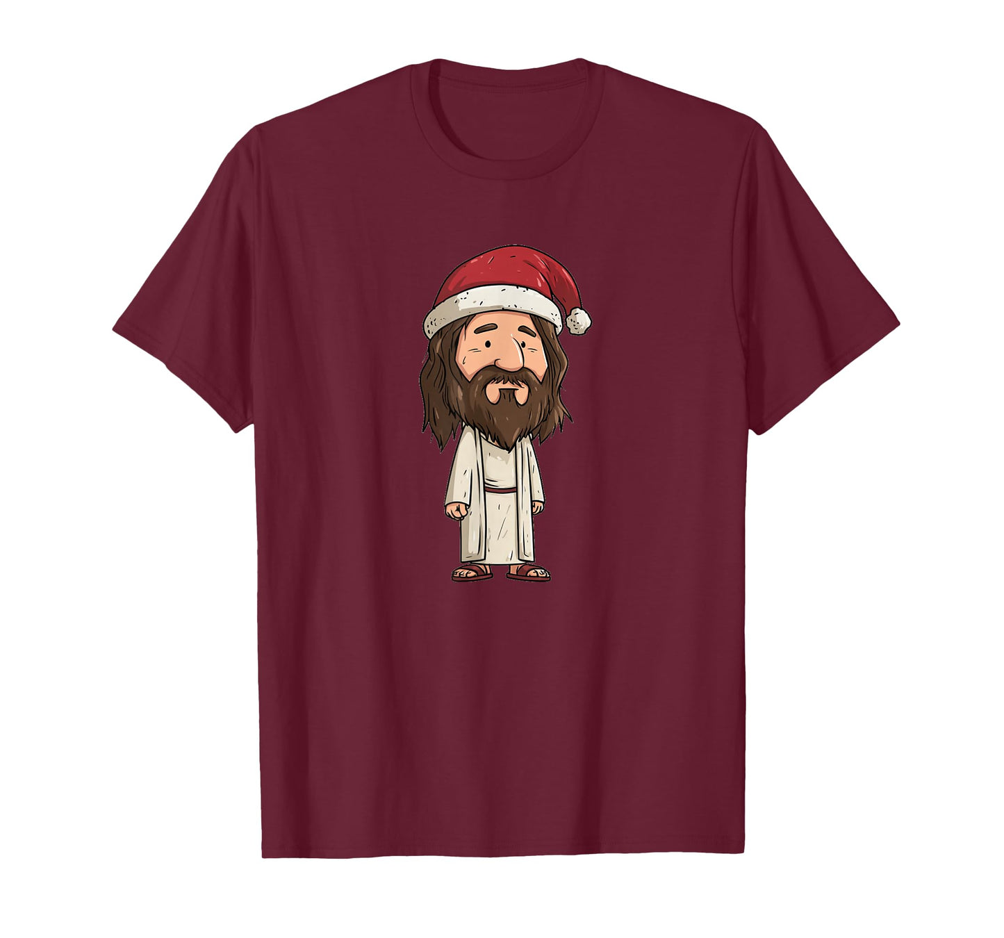 Amazing Jesus Christ with Hat for Nice Christmas Night T-Shirt