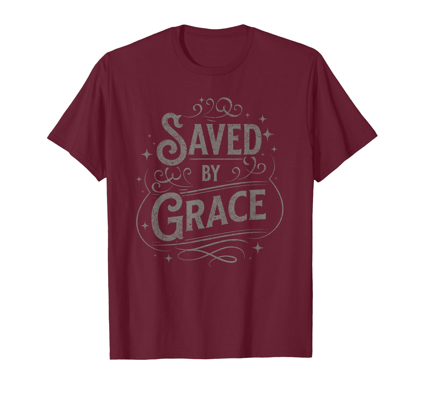 Saved By Grace Christian Men T-Shirt