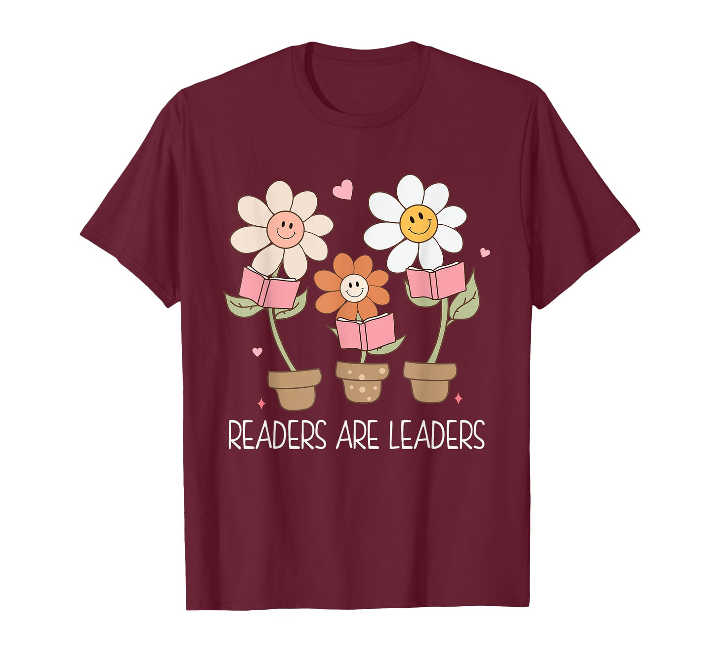 Readers Are Leaders Motivational Reading Book Quote T-Shirt