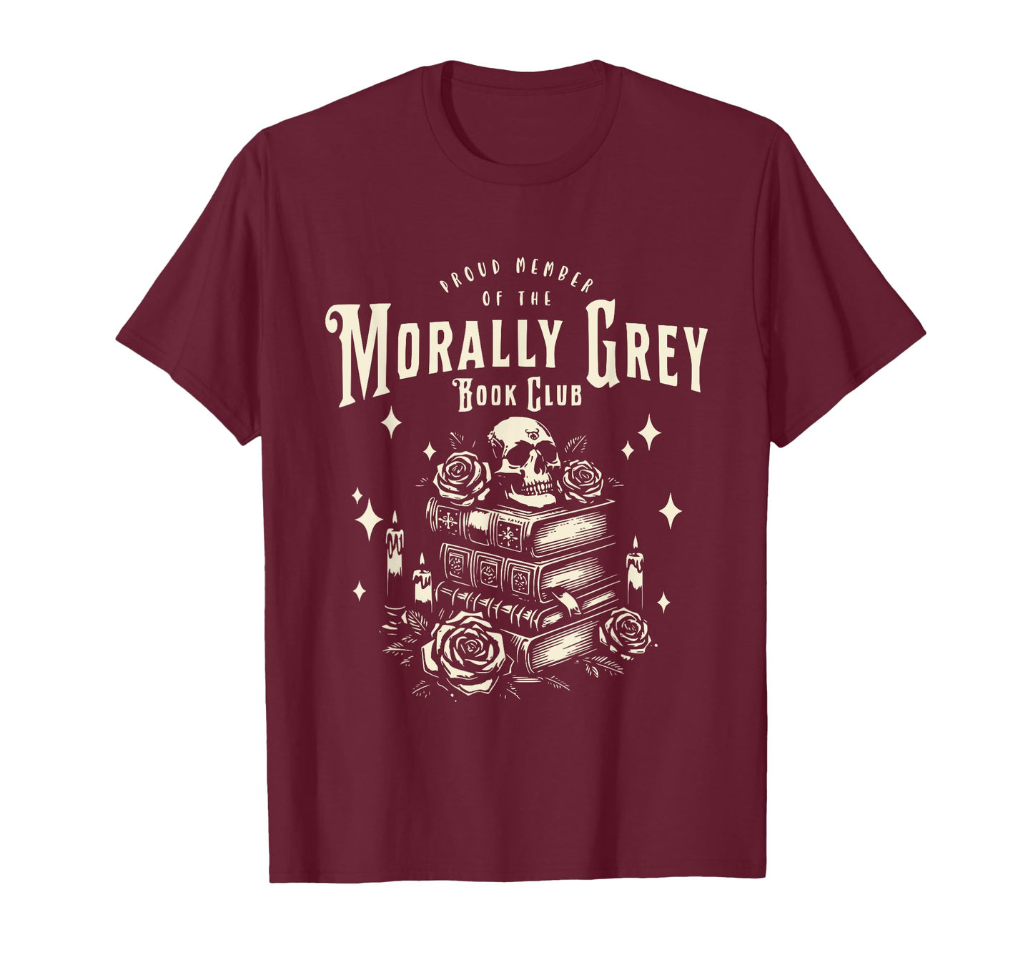 Morally Grey Book Club Funny Reading Shirt Bookish Bookworm T-Shirt
