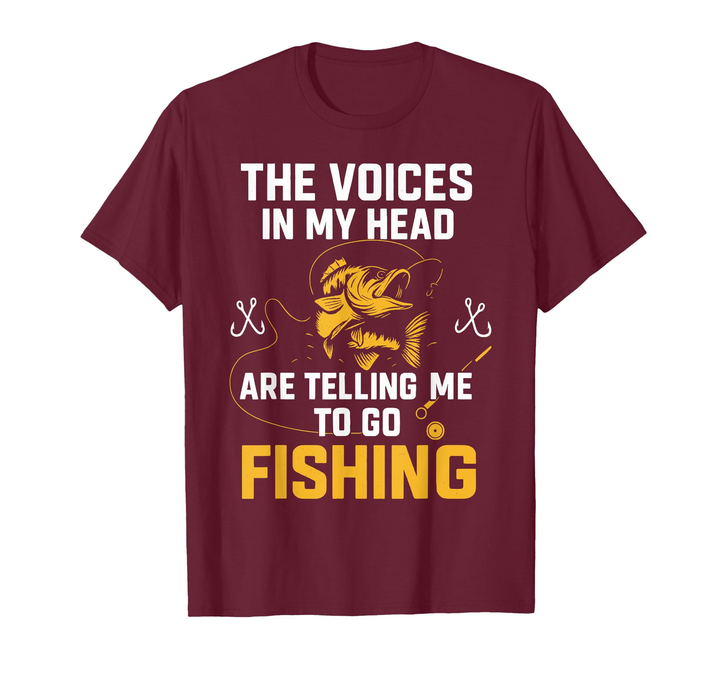 Funny Fishing Shirt – Fisherman Voices In My Head T-Shirt
