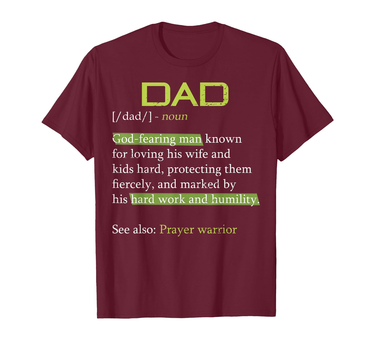 Papa Husband Spiritual Pastor Worship Leader Jesus Mens Christian Dad Definition God Religious Roman Catholic Father T-Shirt Black