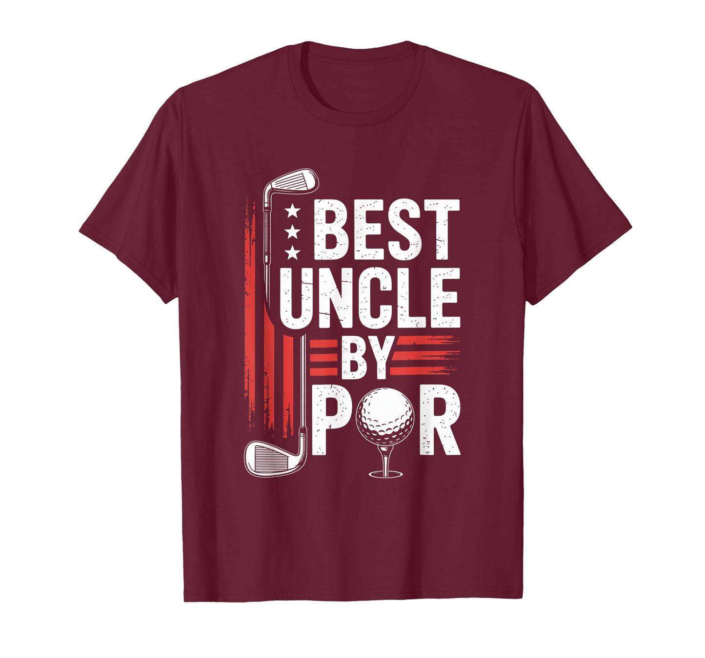 Uncle Golf Best Uncle by Par Funny Golfing Baby Announcement T-Shirt