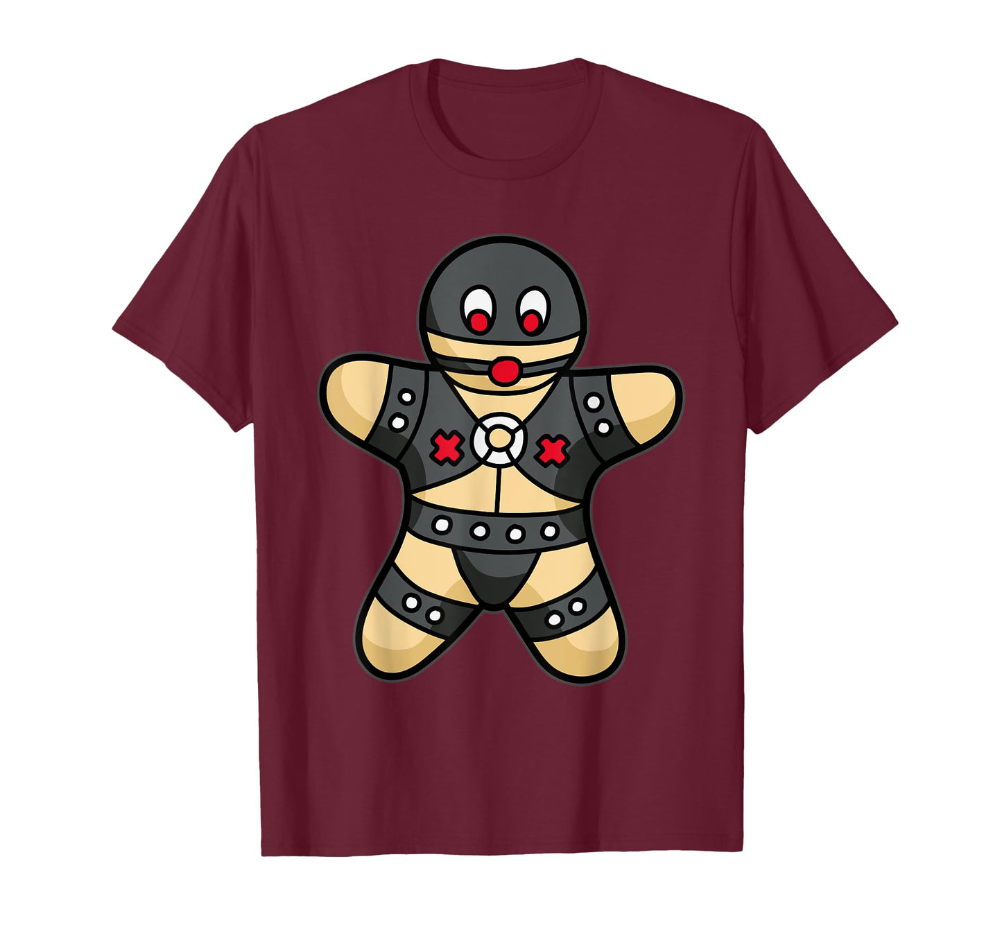 Kinky Gingerbread Man - BDSM & Bondage Humor T-Shirt