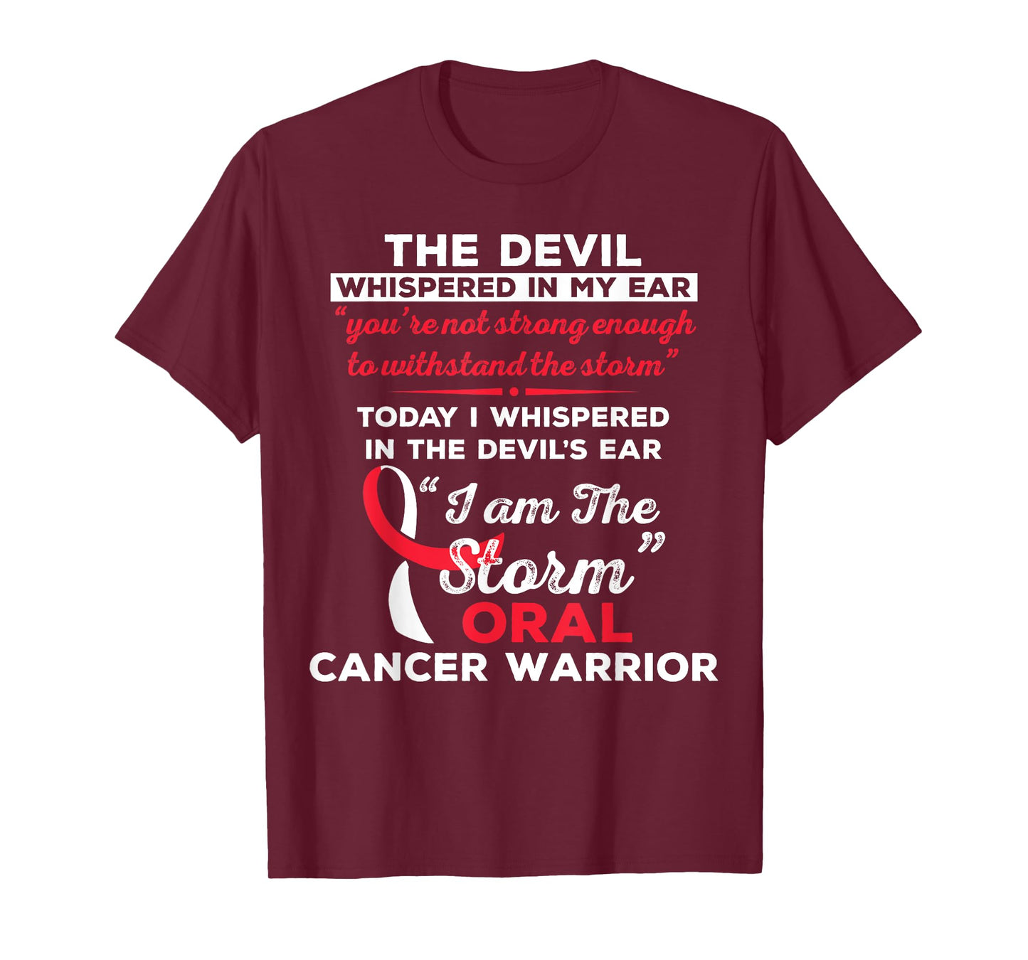 I Am the Storm Oral Cancer Warrior T-Shirt T-Shirt