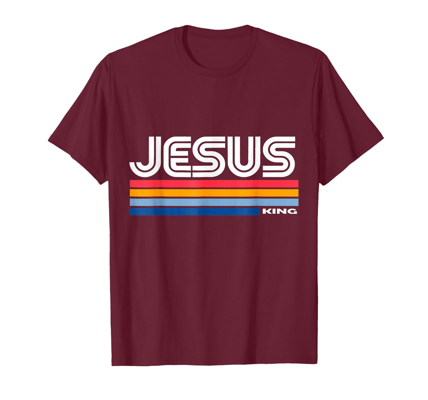 Jesus King Retro Vintage Design T-Shirt