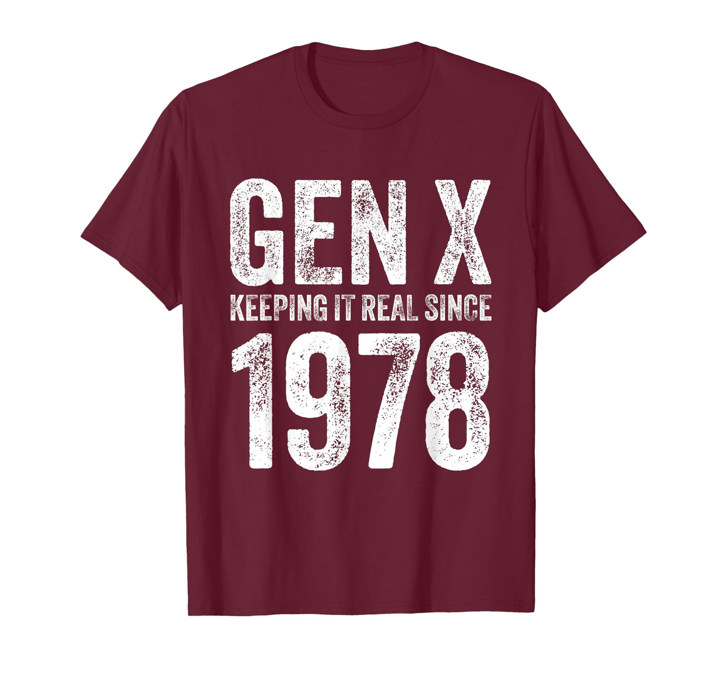 Generation X 1978 Men Women Vintage Since 1978 Gen X T-Shirt