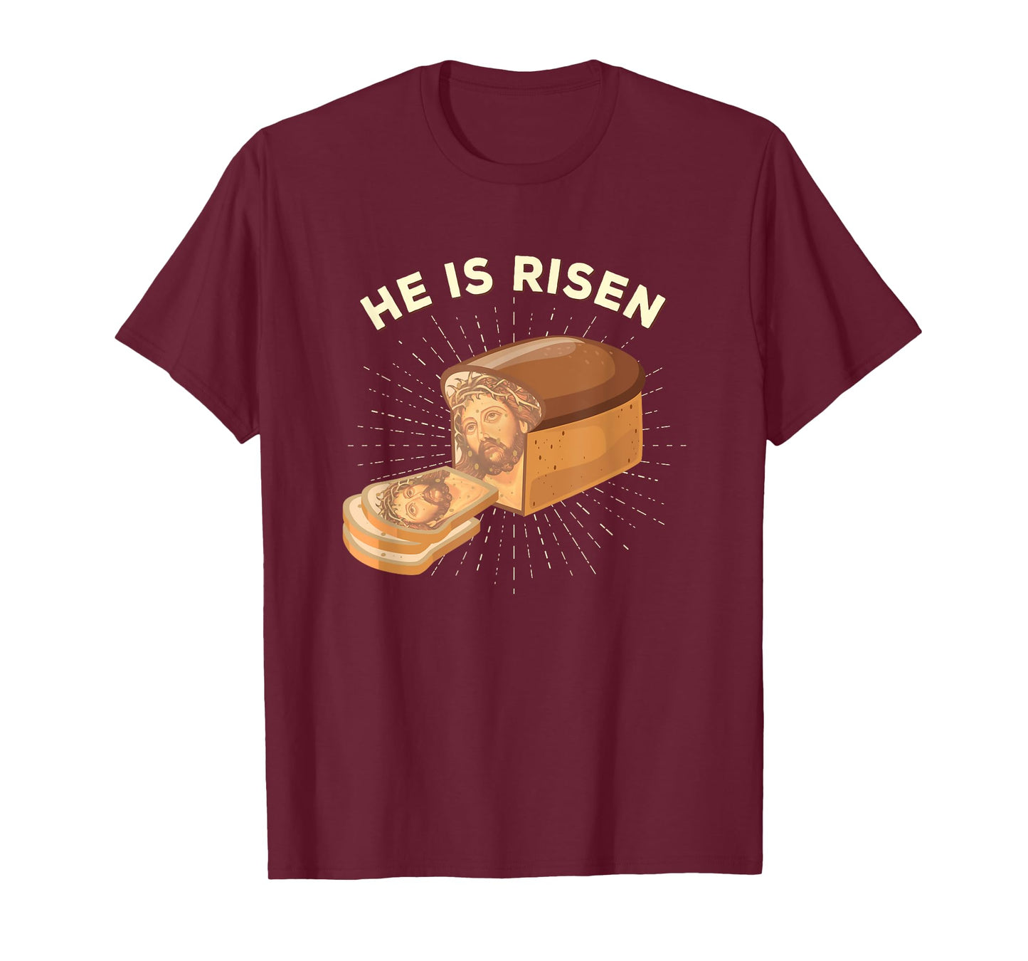 He is Risen Jesus Christ Easter Word Game Bread Baker T-Shirt