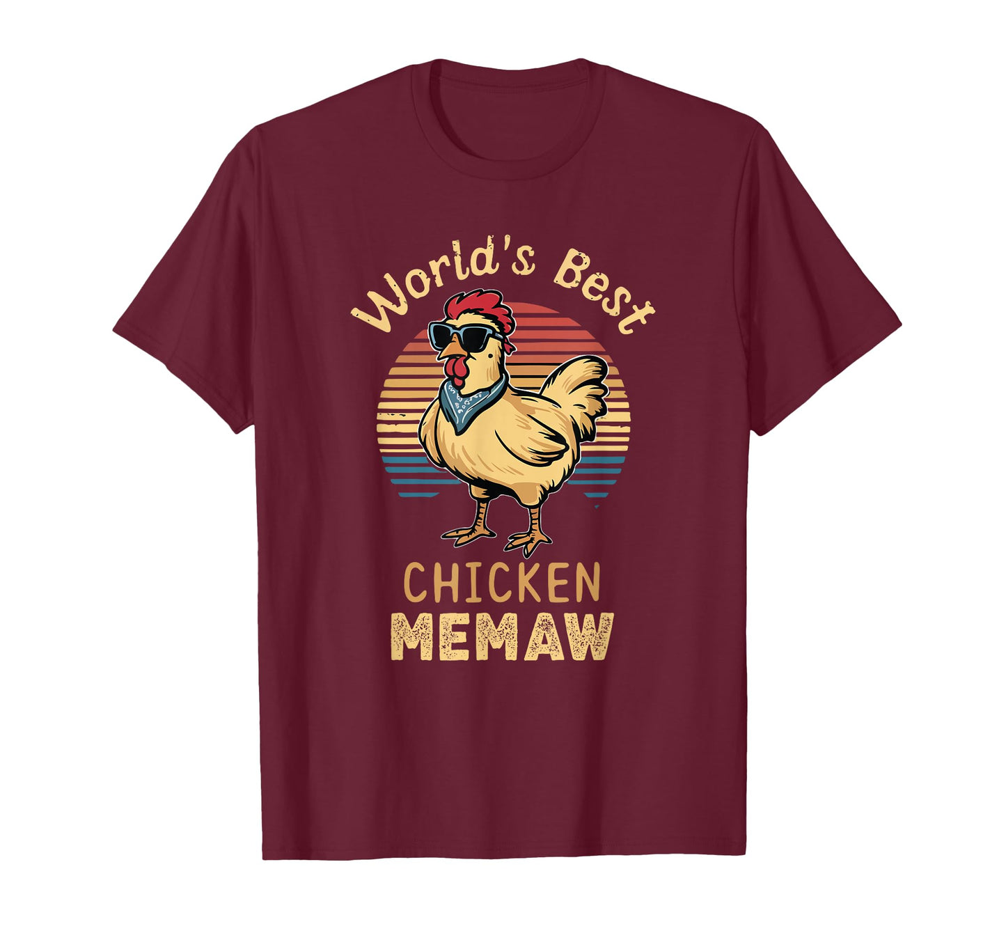 World's Best Chicken Memaw Hen Farmer Lover T-Shirt