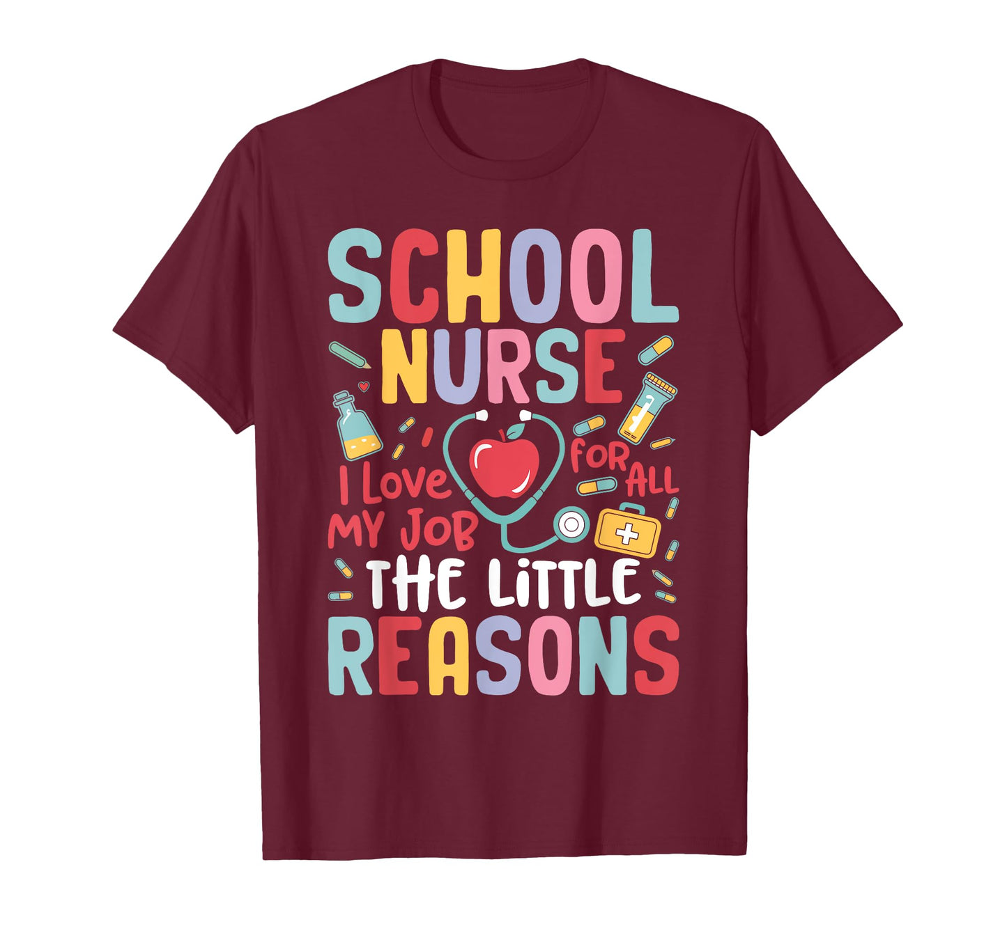 School Nurse Appreciation Nursing Elementary School Nurse T-Shirt