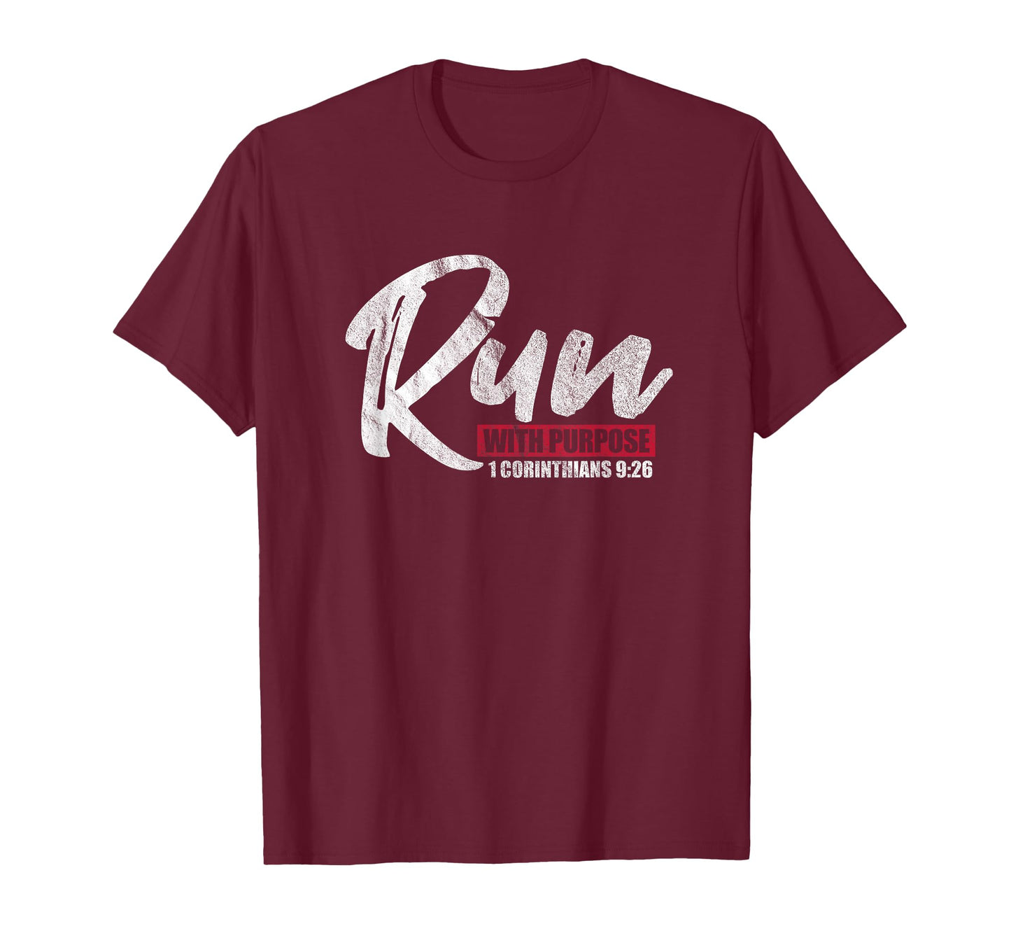 1 Corinthians 9:26 Christian Faith Running Runner T-Shirt