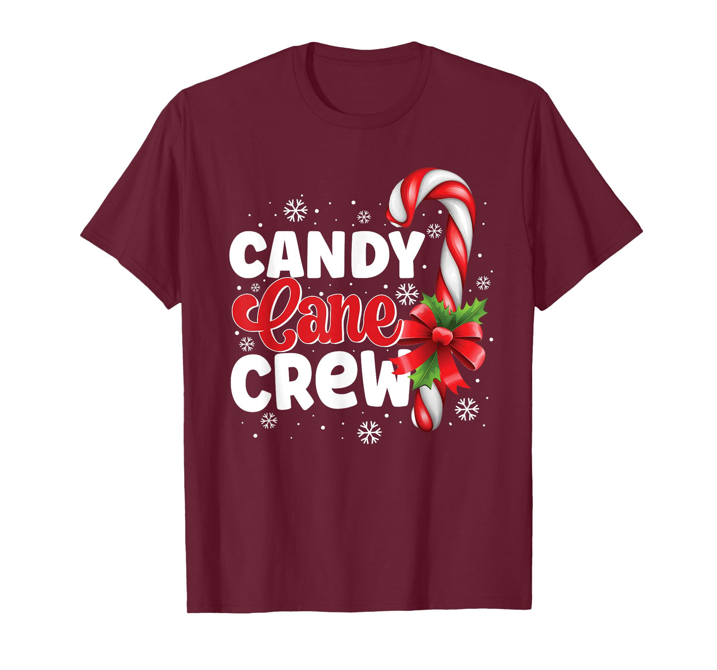 Candy Cane Crew Christmas Candy Love Pajamas T-Shirt