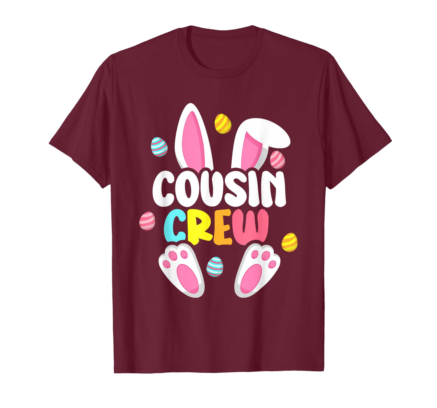 Cousin Crew Family Matching Bunny Easter Day Egg Hunt Group T-Shirt
