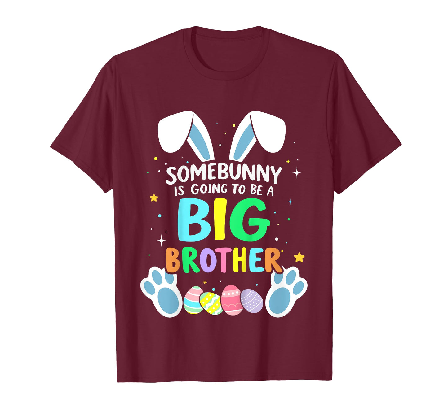 Kids Somebunny is going to be a big brother for easter baby T-Shirt