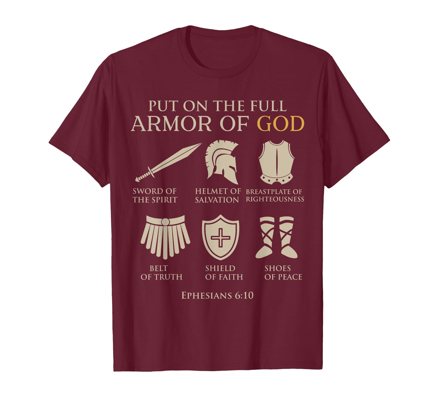 Toddler Boy Armor Of God Brother Son Men Kid Christian Jesus T-Shirt