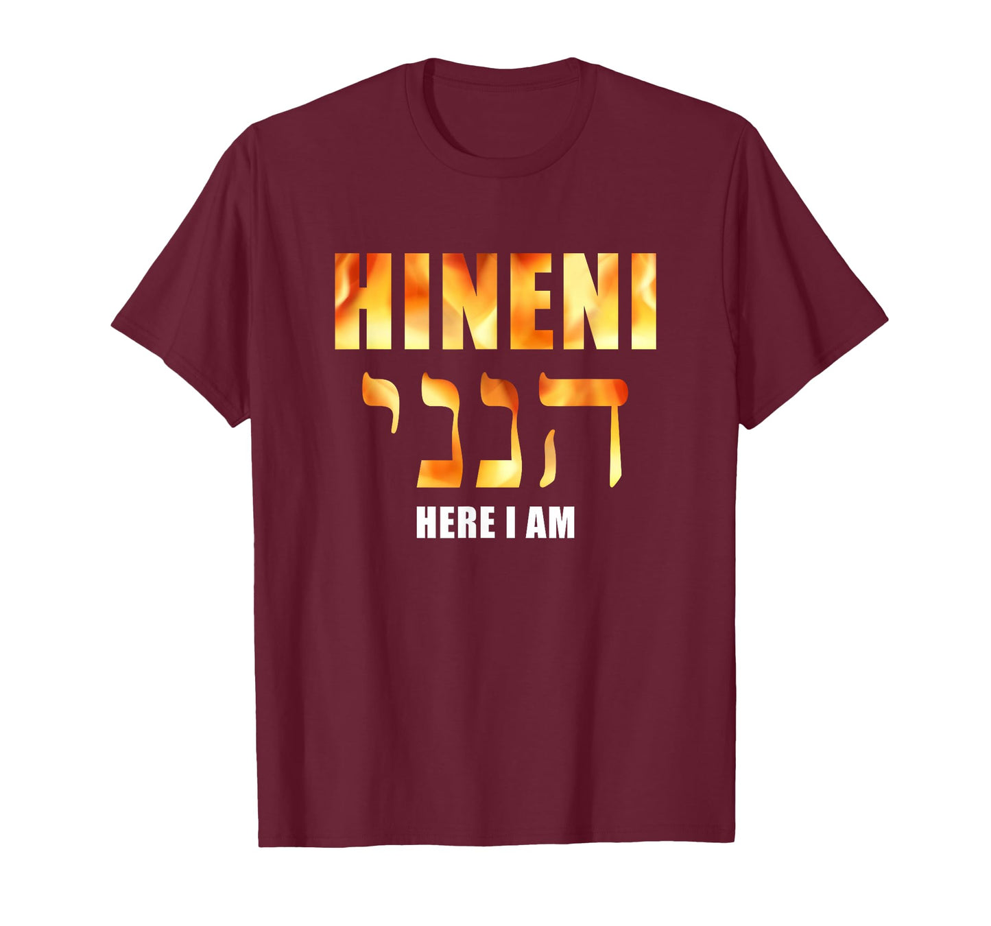 HINENI Here I Am – Hebrew Christian Faith Biblical T-Shirt
